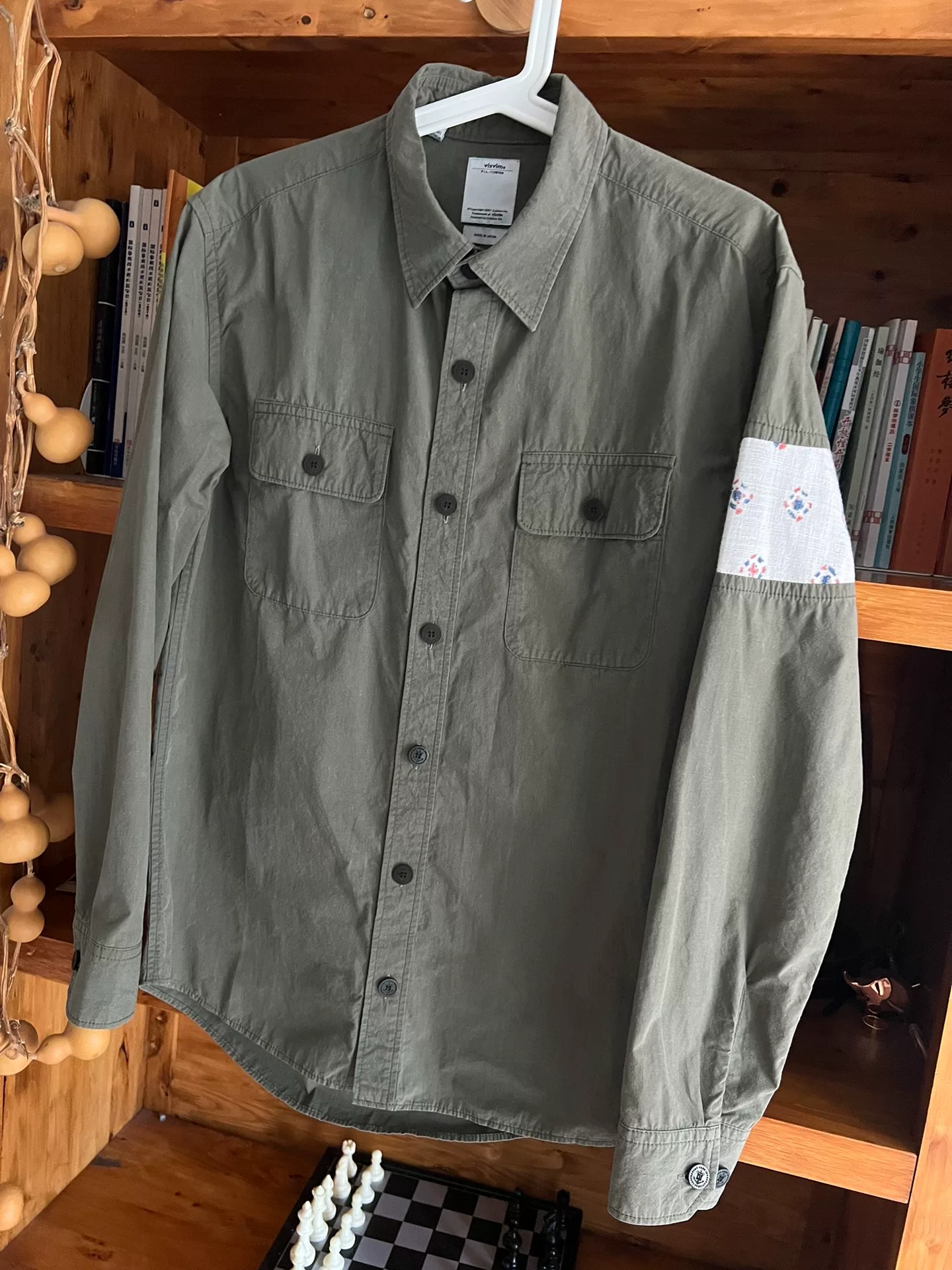 VISVIM 13SS Military Two-Pocket Shirt — detail