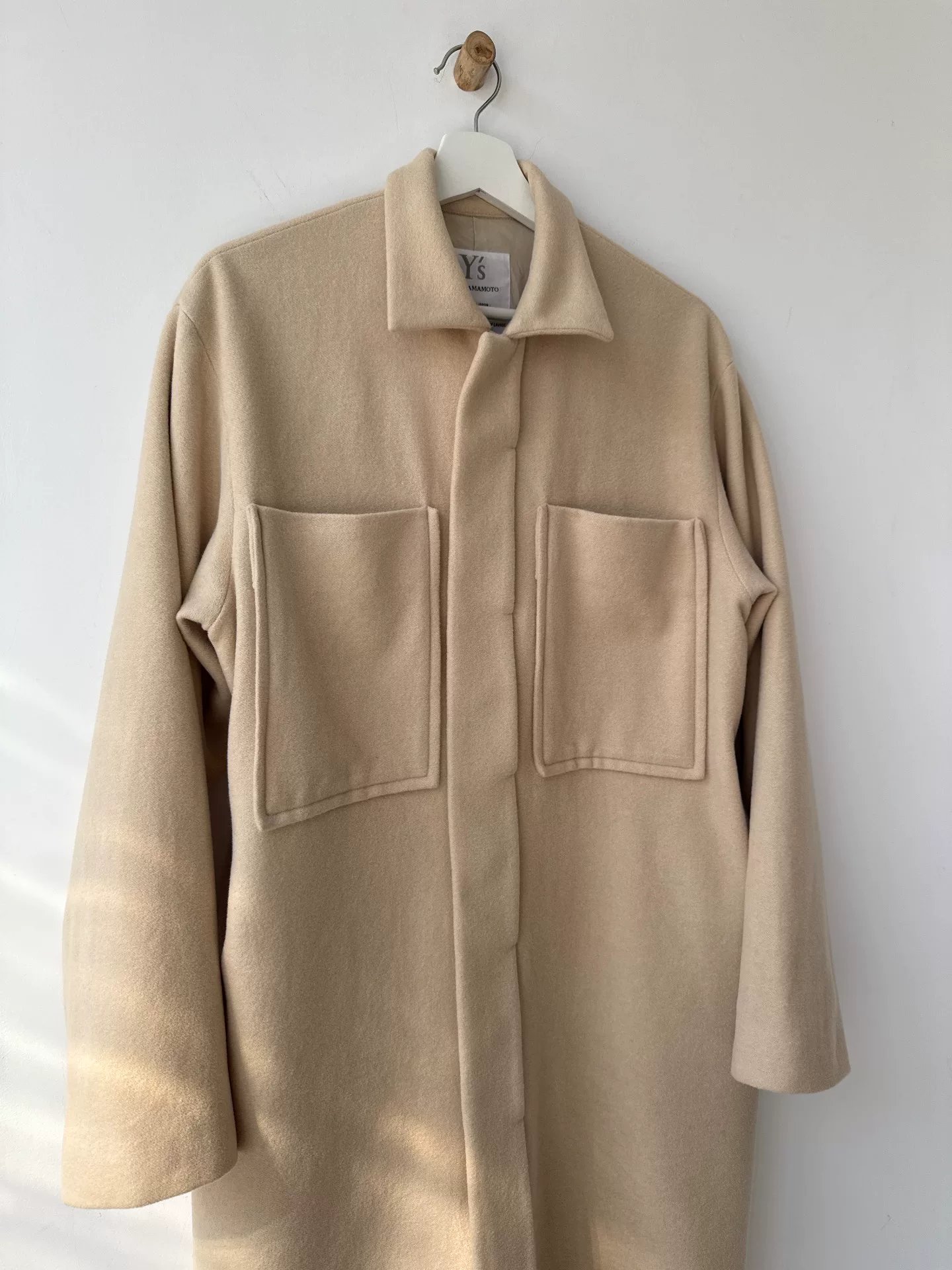 Yohji Yamamoto Y's 06AW Wool Coat — back