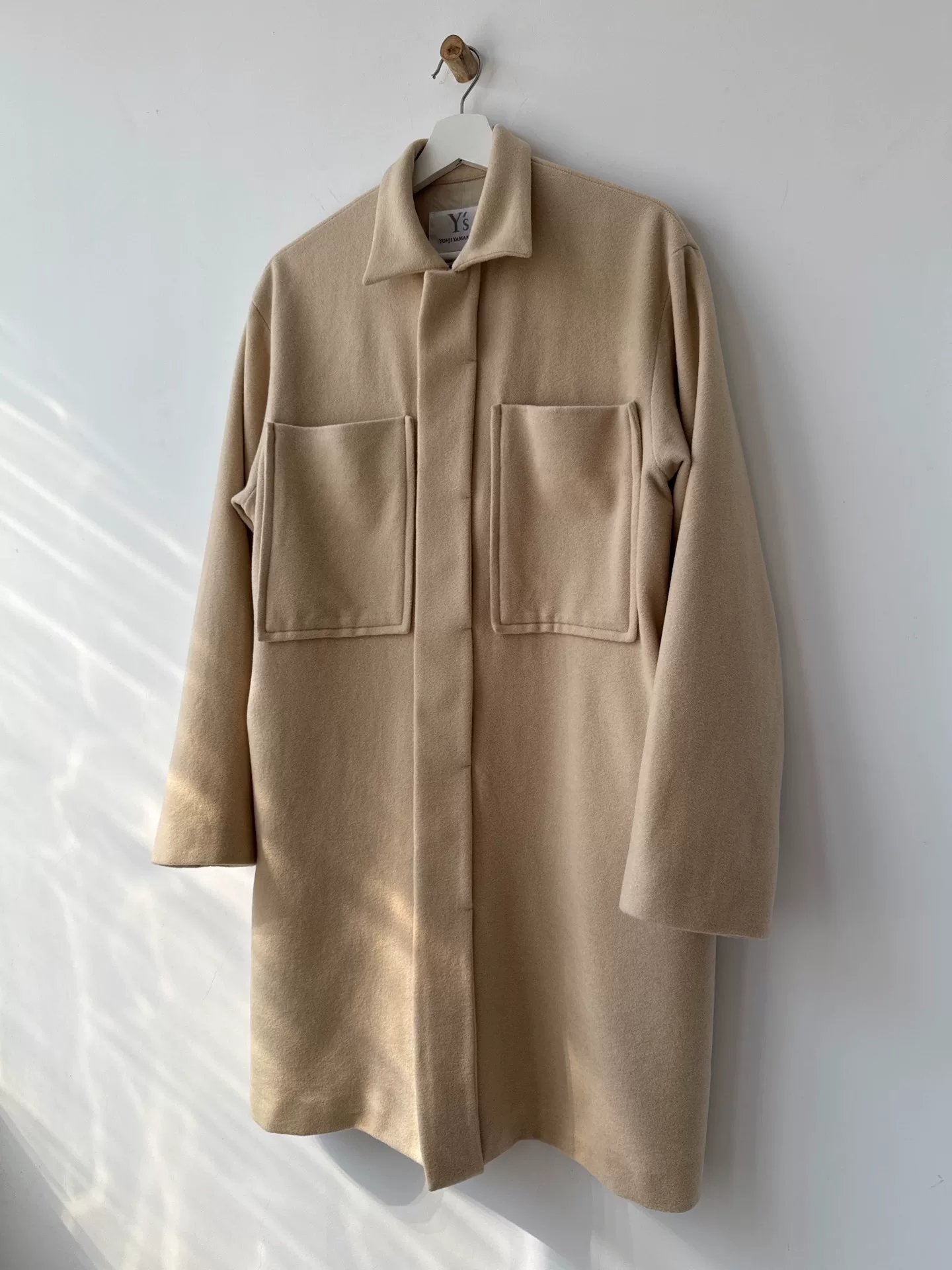 Yohji Yamamoto Y's 06AW Wool Coat — detail