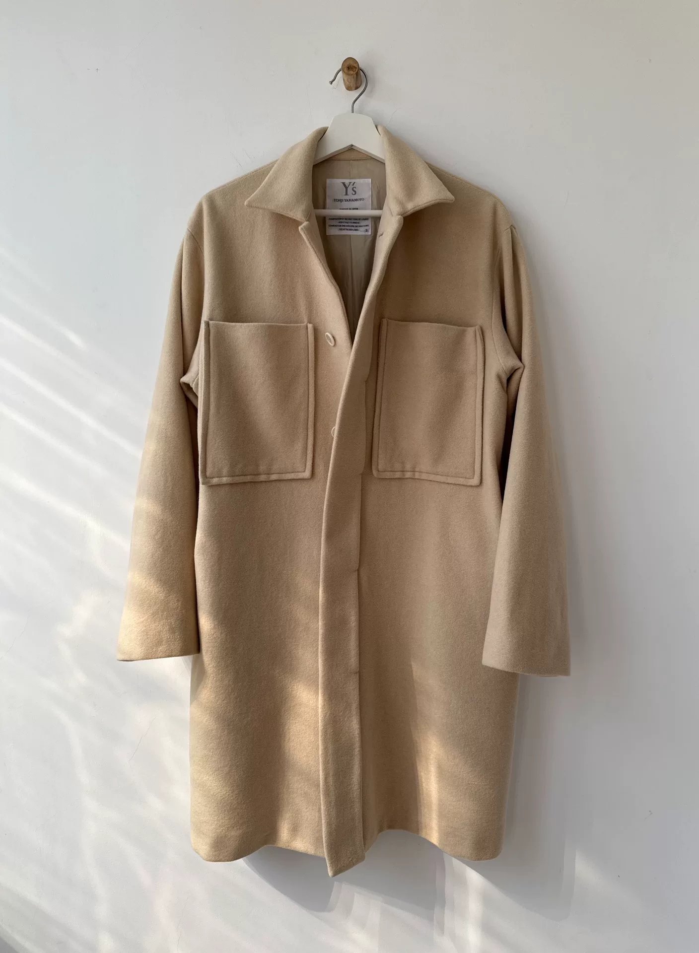 Yohji Yamamoto Y's 06AW Wool Coat — front