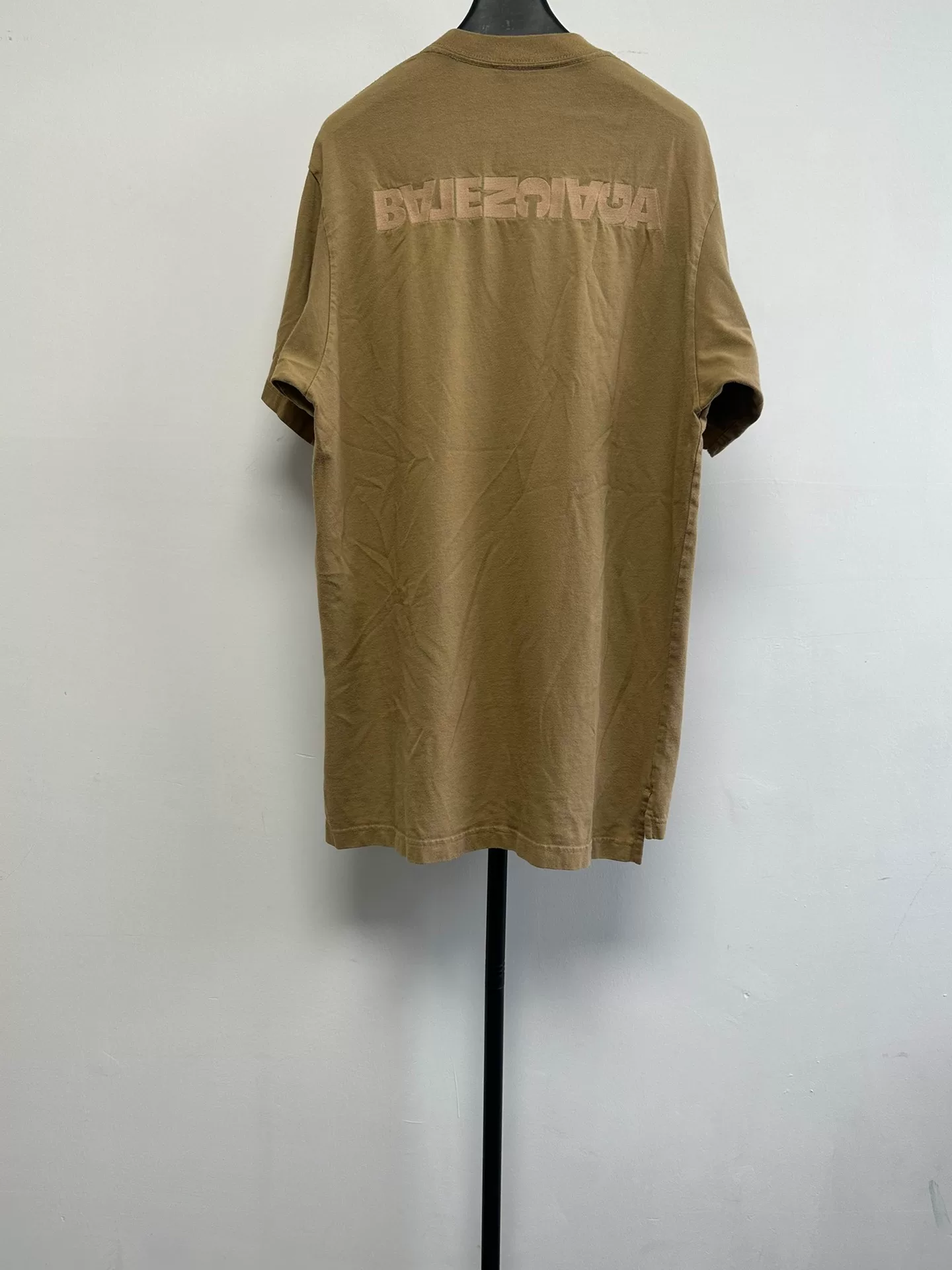 Balenciaga Embroidered Crewneck Short-Sleeve Tee — front