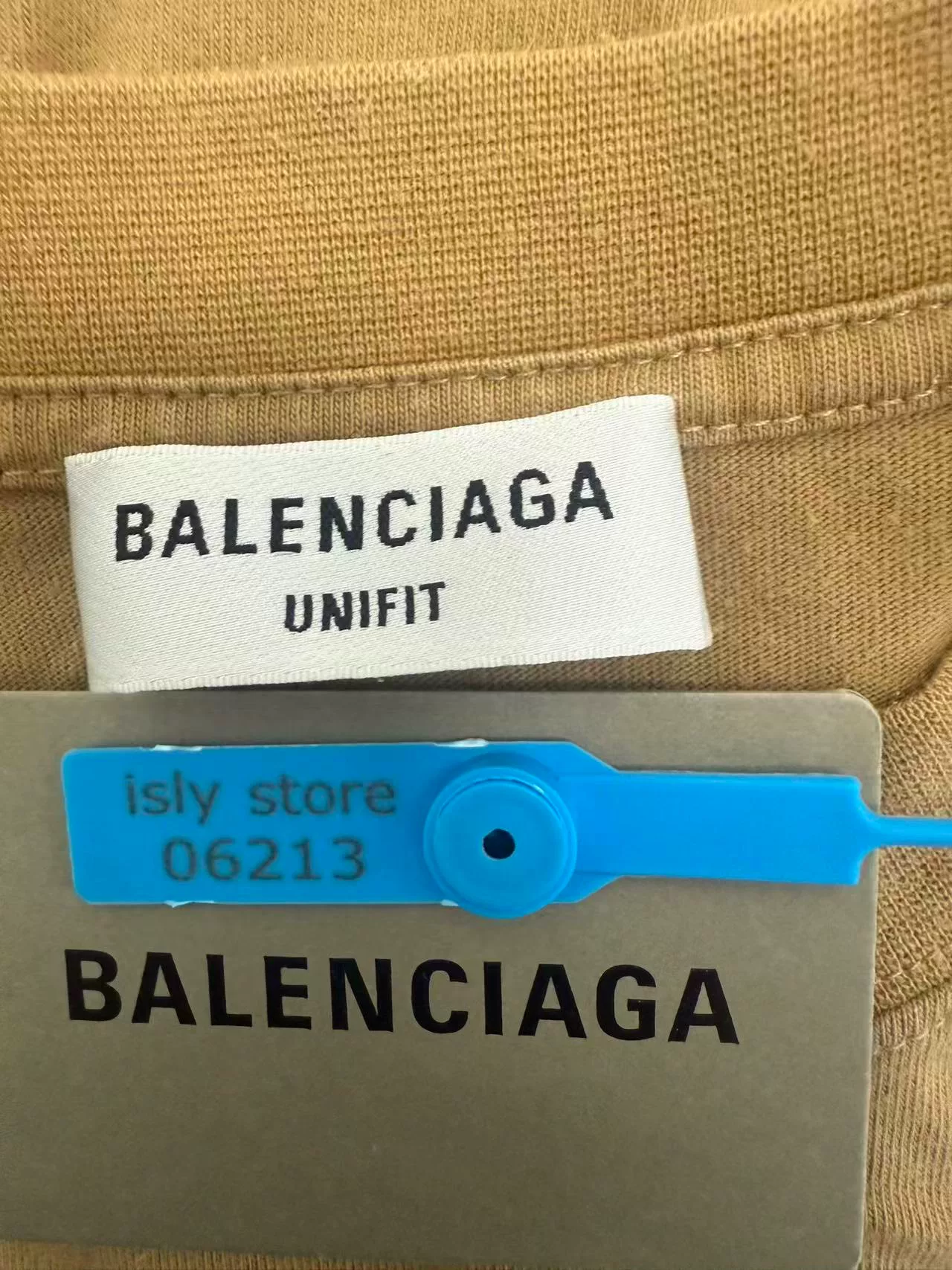 Balenciaga Embroidered Crewneck Short-Sleeve Tee — back
