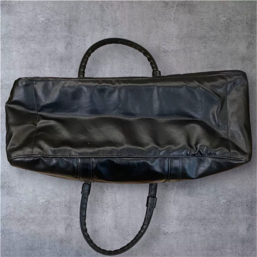 Porter Boston Black Travel Handbag — detail