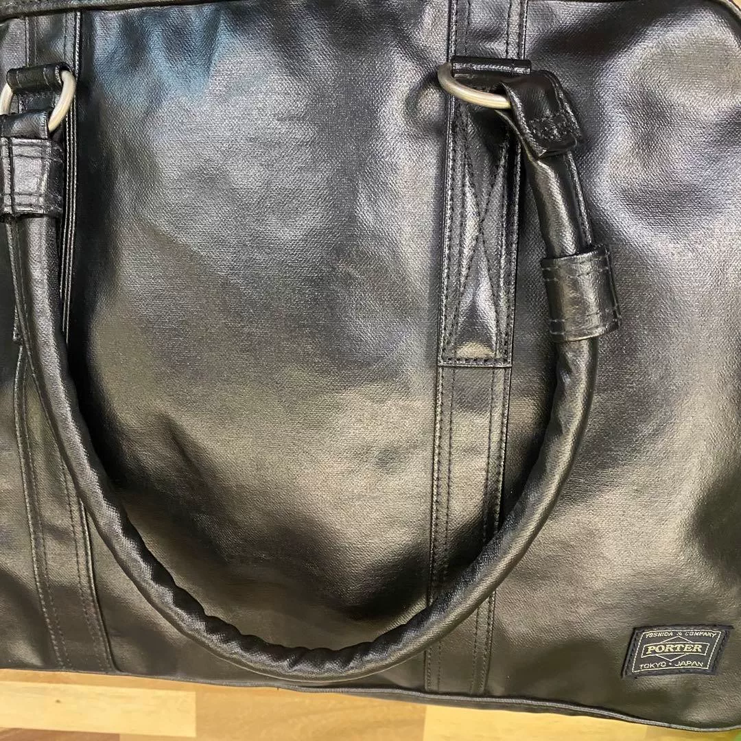 Porter Boston Black Travel Handbag — back