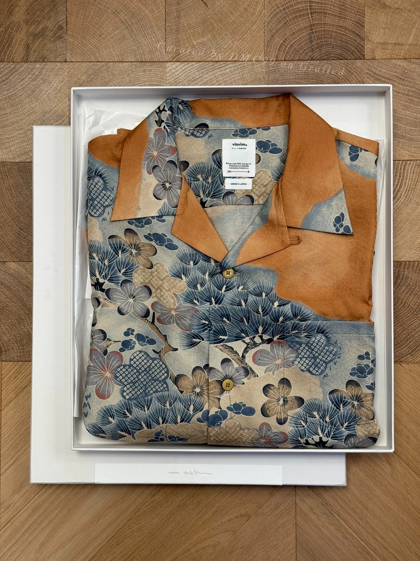 VISVIM 25SS CROSBY SHIRT S/S JACQUARD SILK