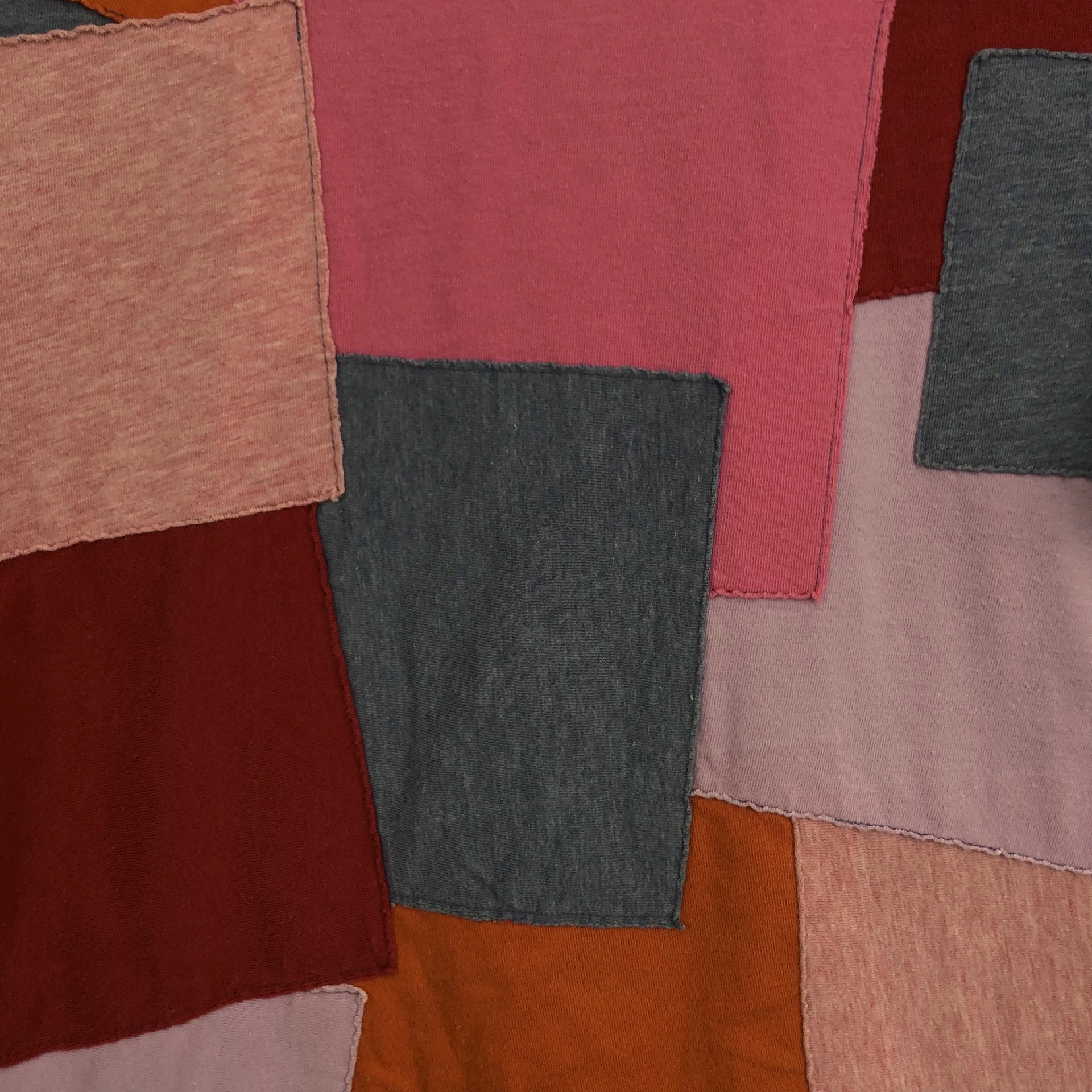 Comme des Garçons 2000ss Color Block Tee — detail