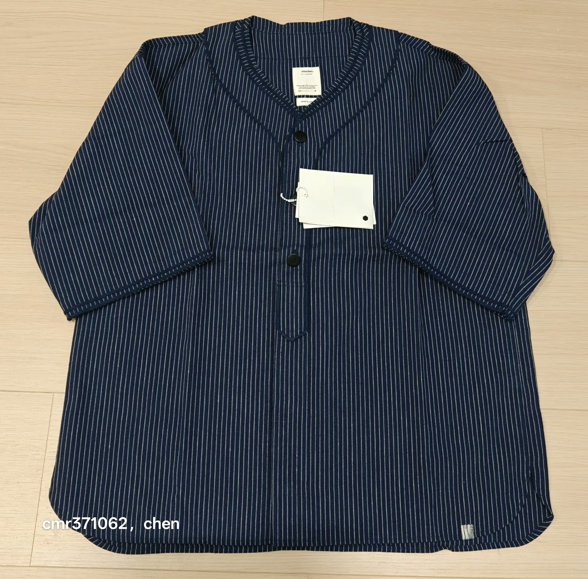visvim 21ss Dugout Shirt Santome — front