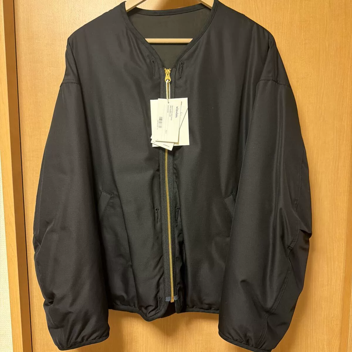 visvim IRIS DOWN JKT Black