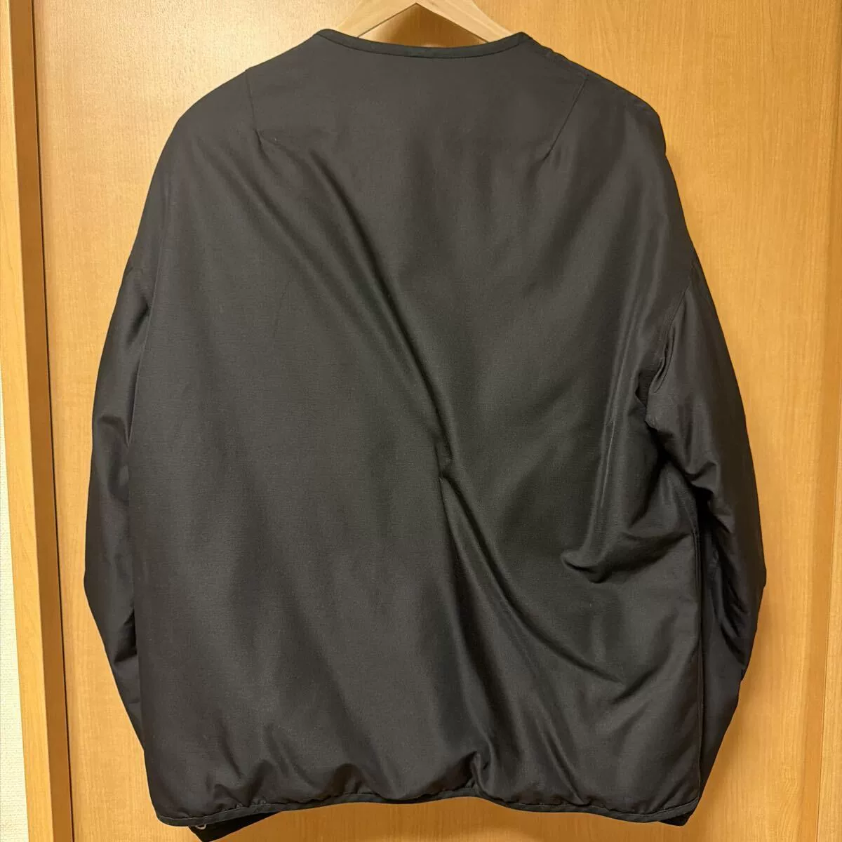 visvim IRIS DOWN JKT Black — front