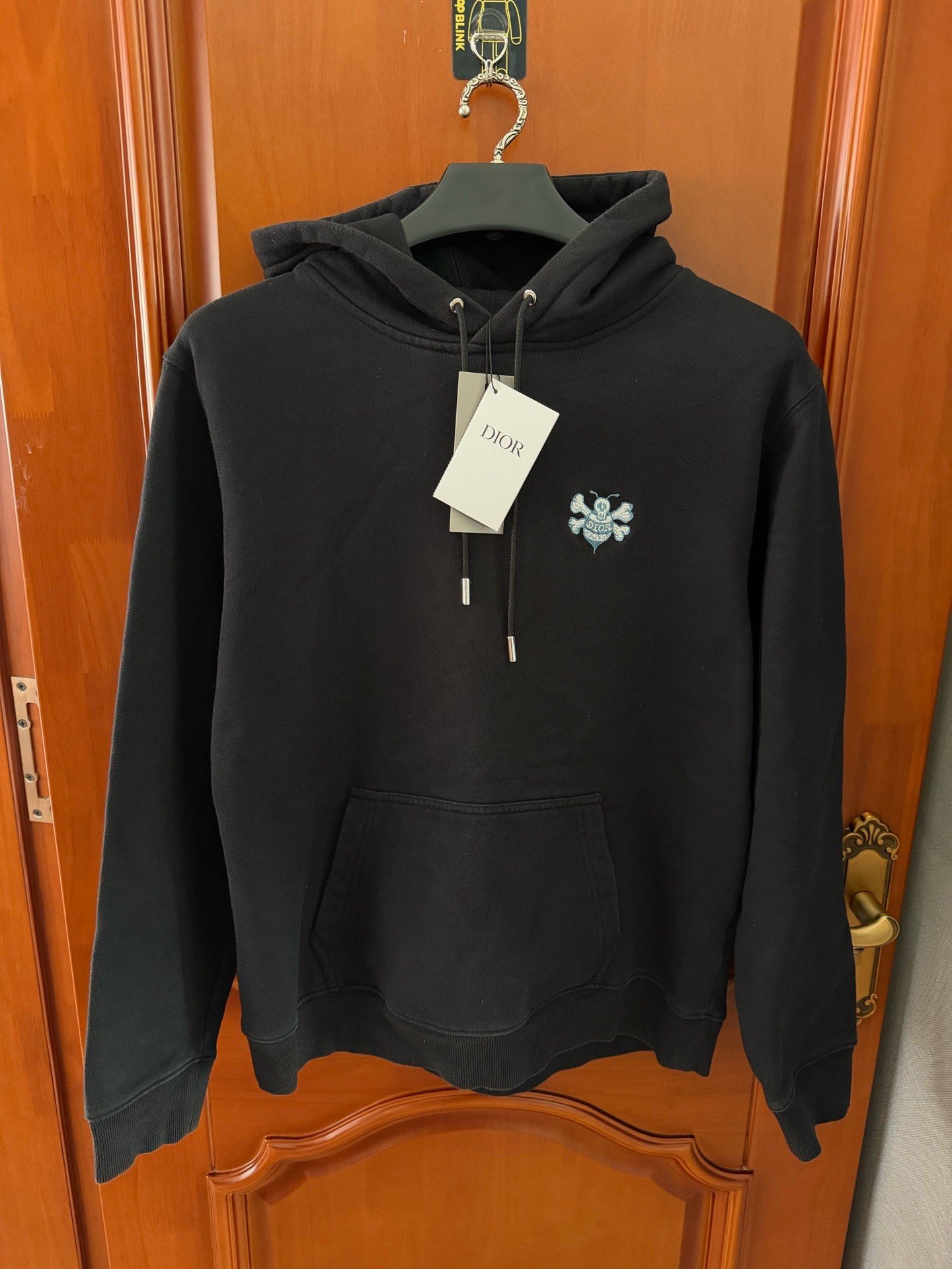 Dior Skull Bee Embroidered Hoodie