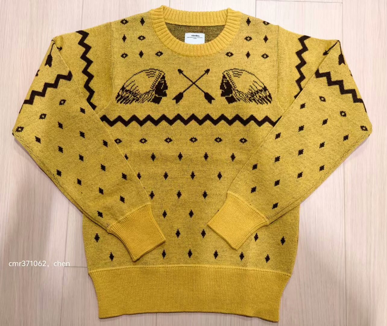 visvim 17AW Vntg Native Jacquard Knit