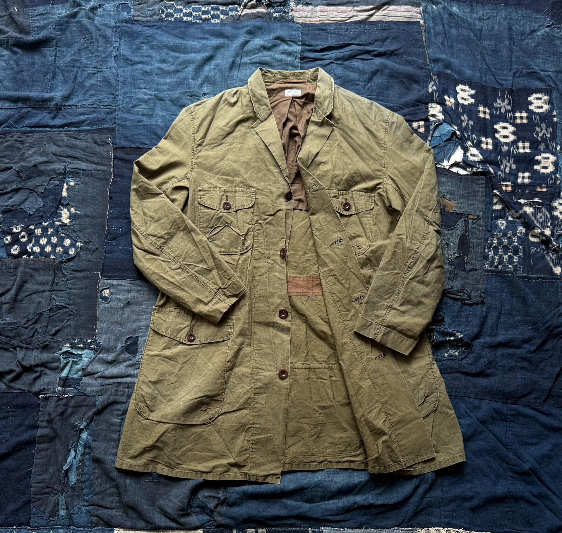 KOLOR Distressed Four-Pocket Workwear Jacket — front