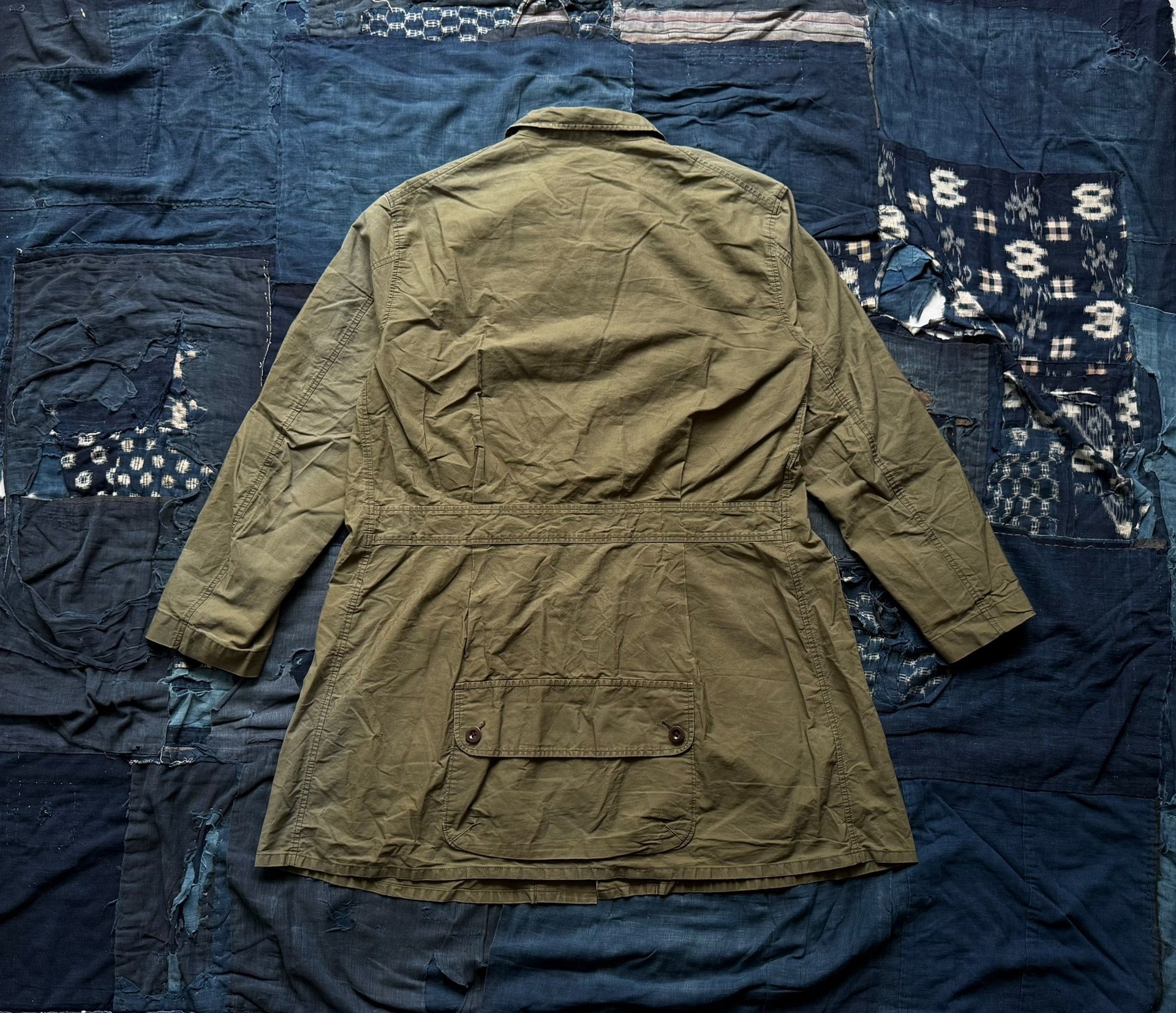 KOLOR Distressed Four-Pocket Workwear Jacket — detail