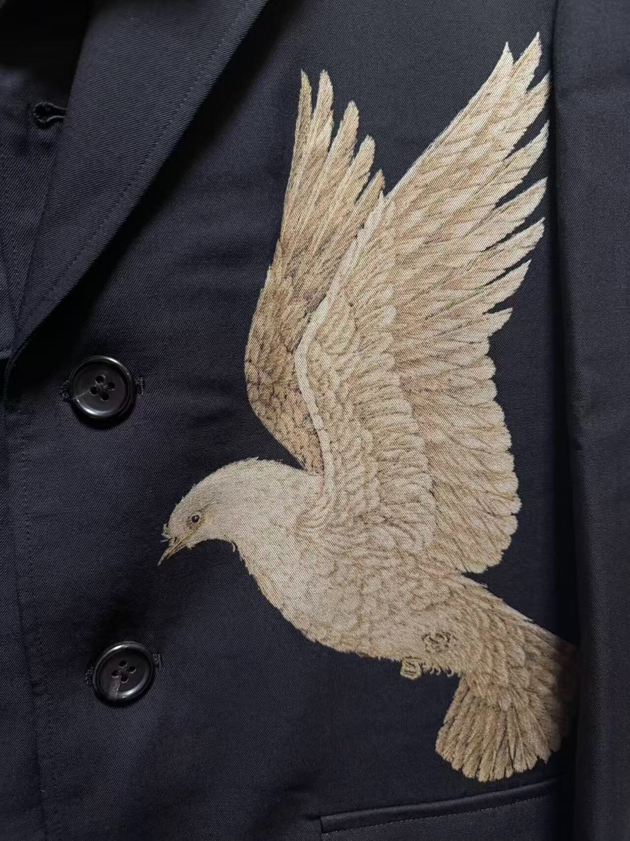 Yohji Yamamoto 08ss Pigeon Coat — front