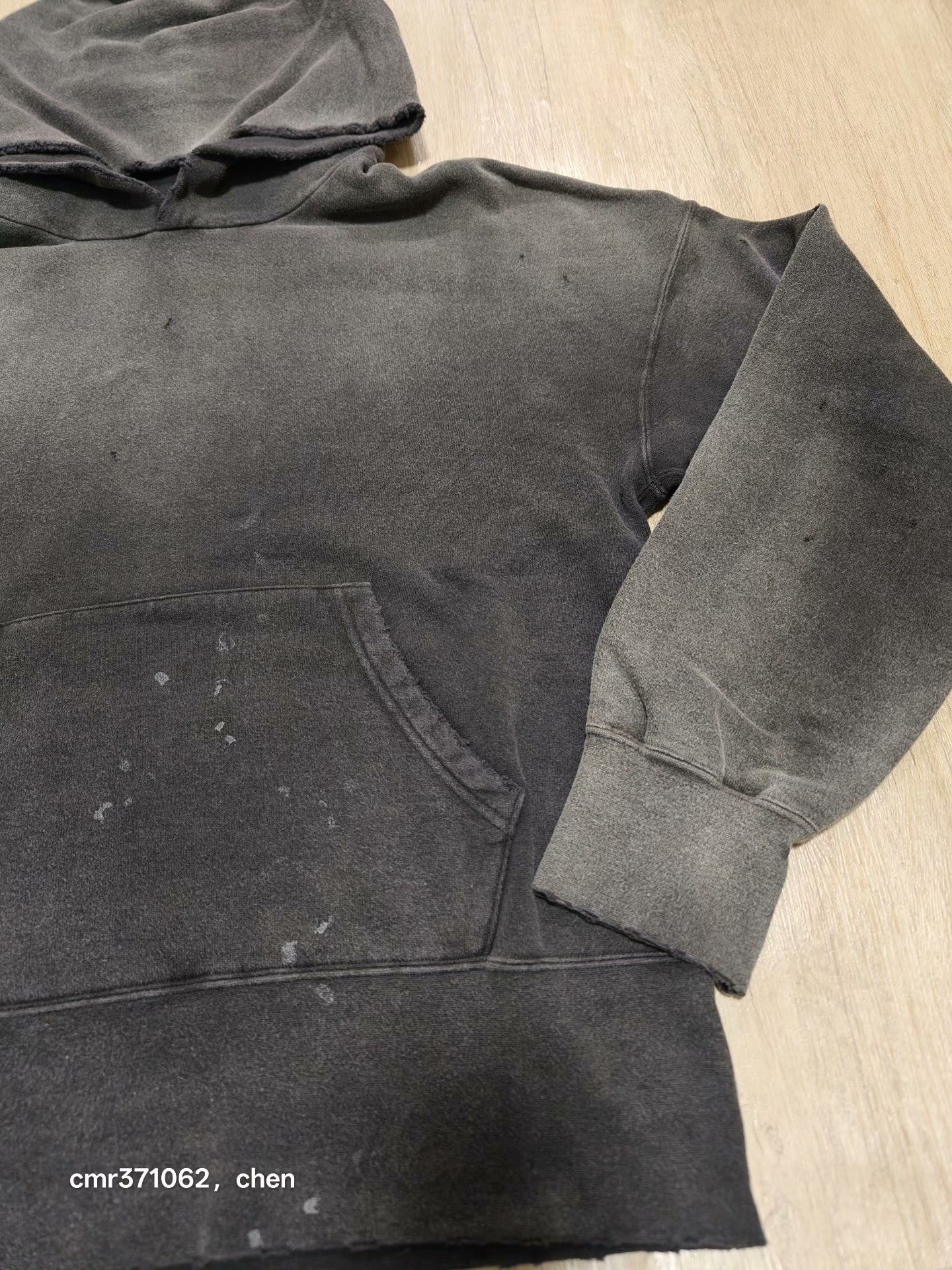 VISVIM 23SS COURT HOODIE P.O. CRASH — detail