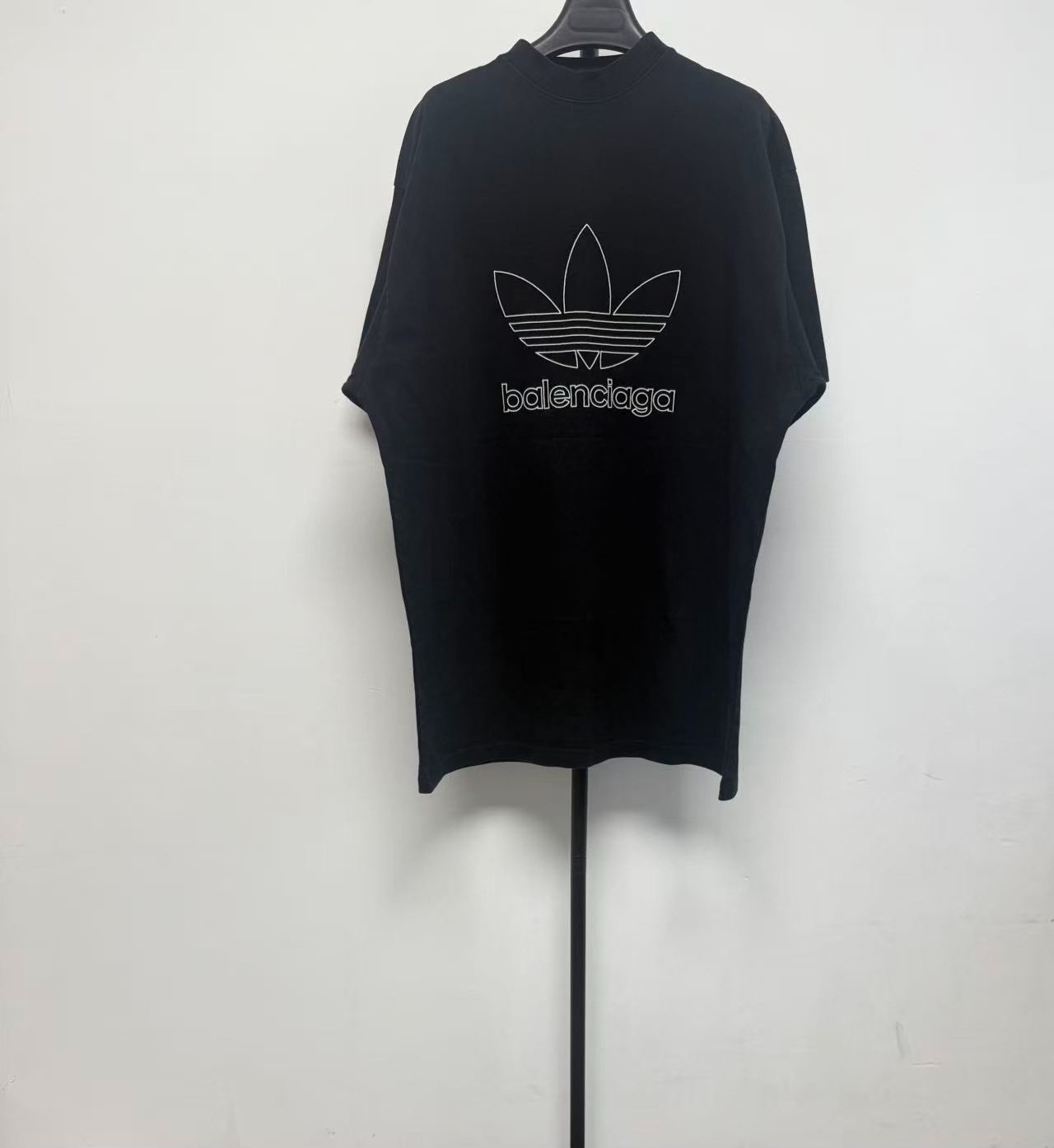 Balenciaga x adidas Round-Neck Short-Sleeve T-Shirt