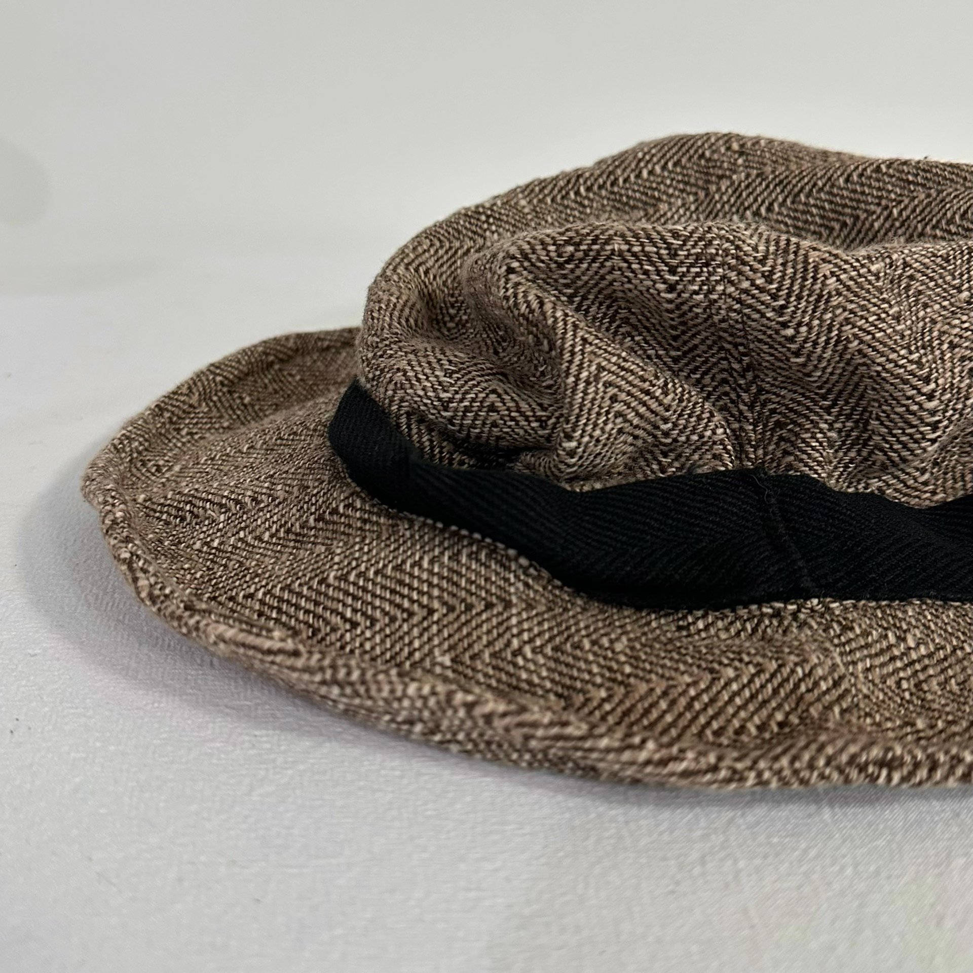 Andrew Driftwood Walnut Dye Bucket Hat — back