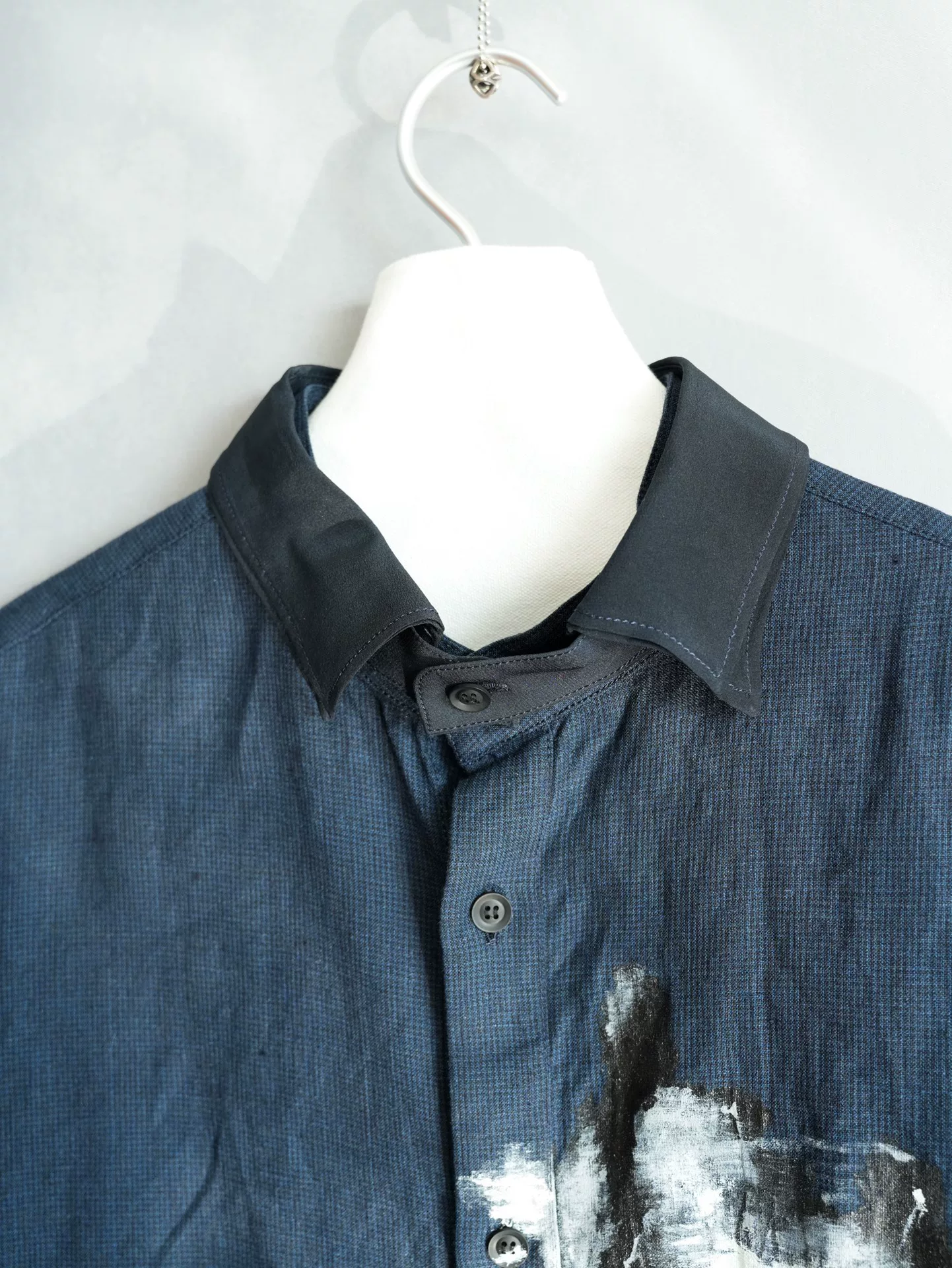 Yohji Yamamoto 23SS Paint Splatter Shirt — back