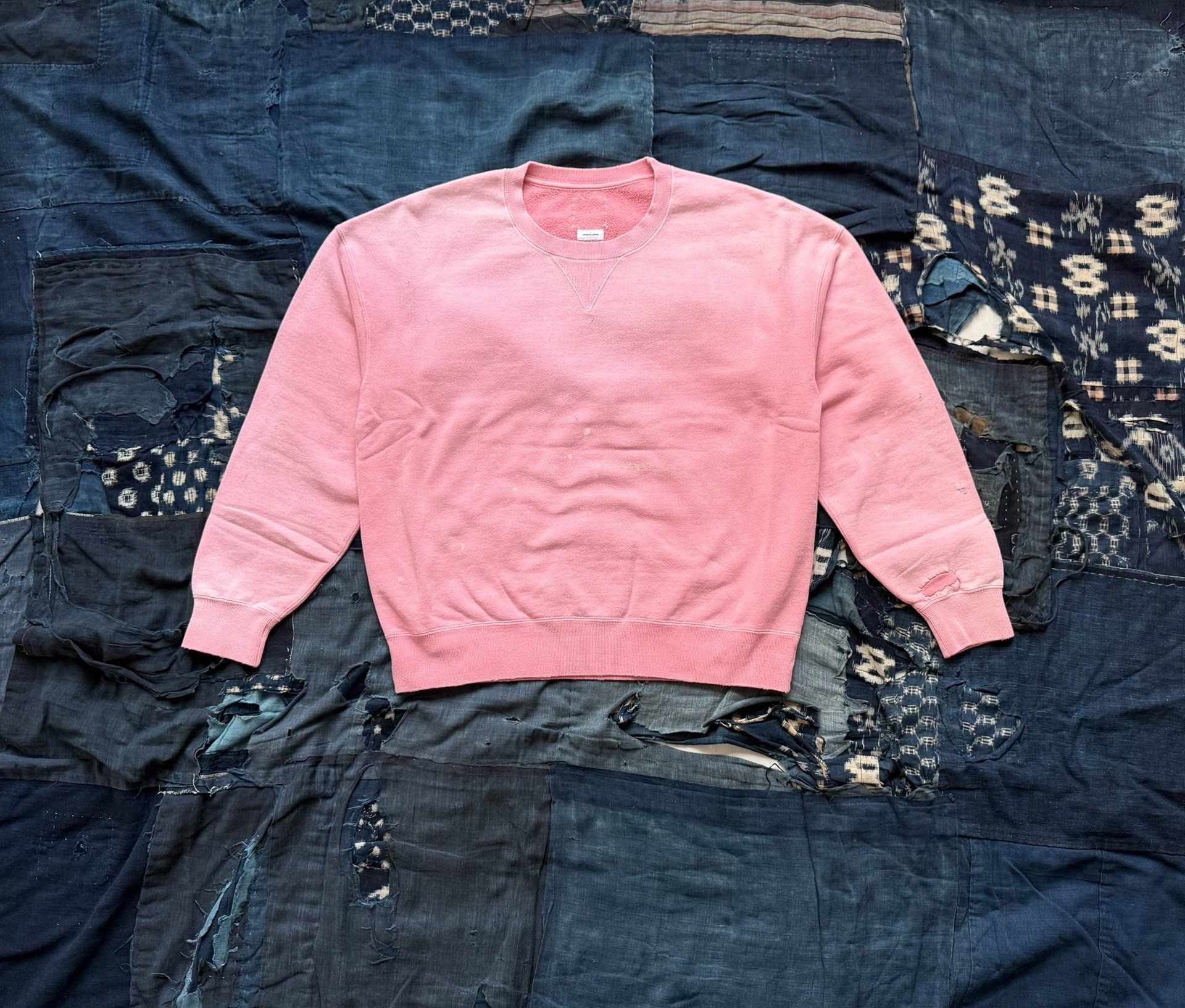 VISVIM 26SS JUMBO SB L/S Distressed Sweatshirt