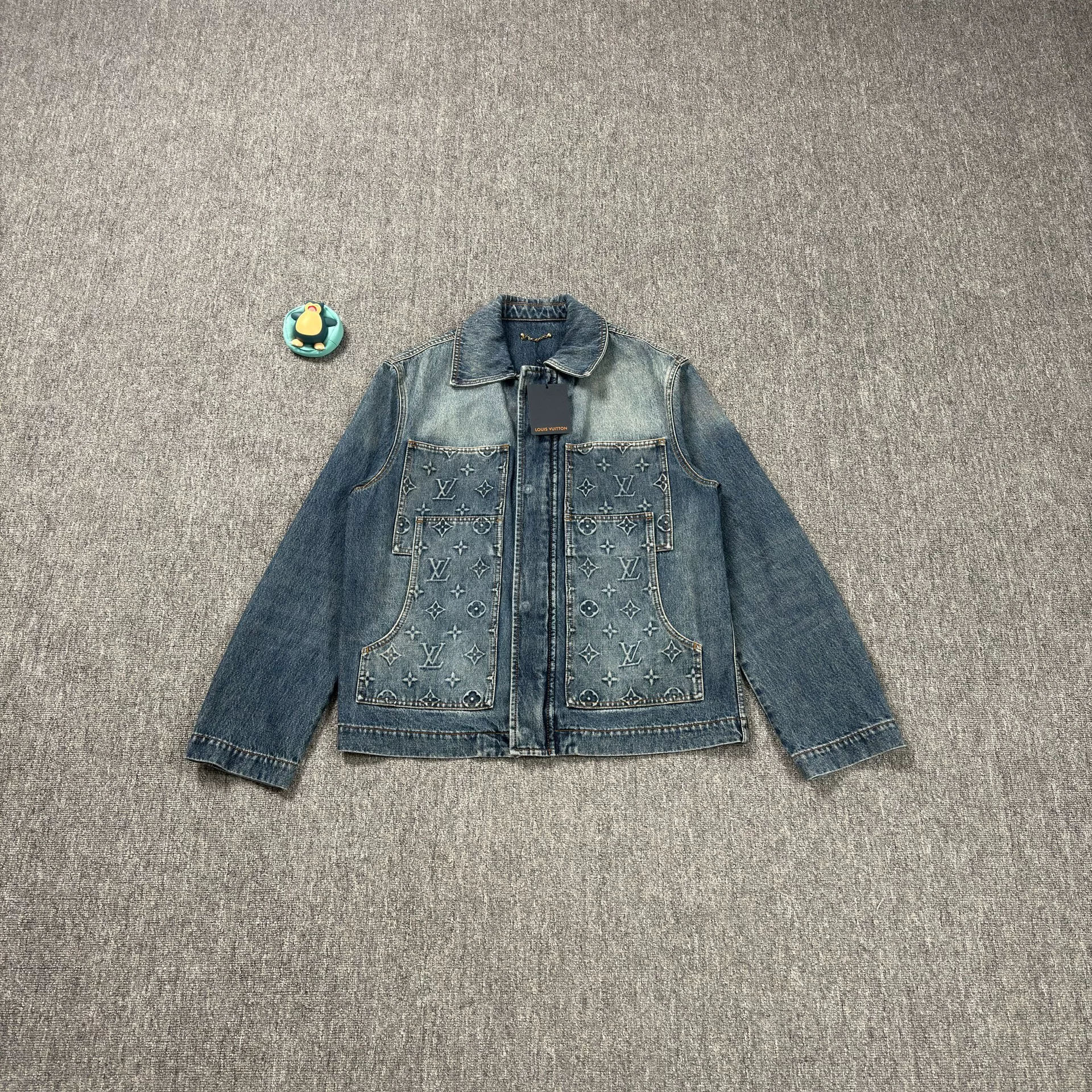 Louis Vuitton All-Over Print Denim Jacket