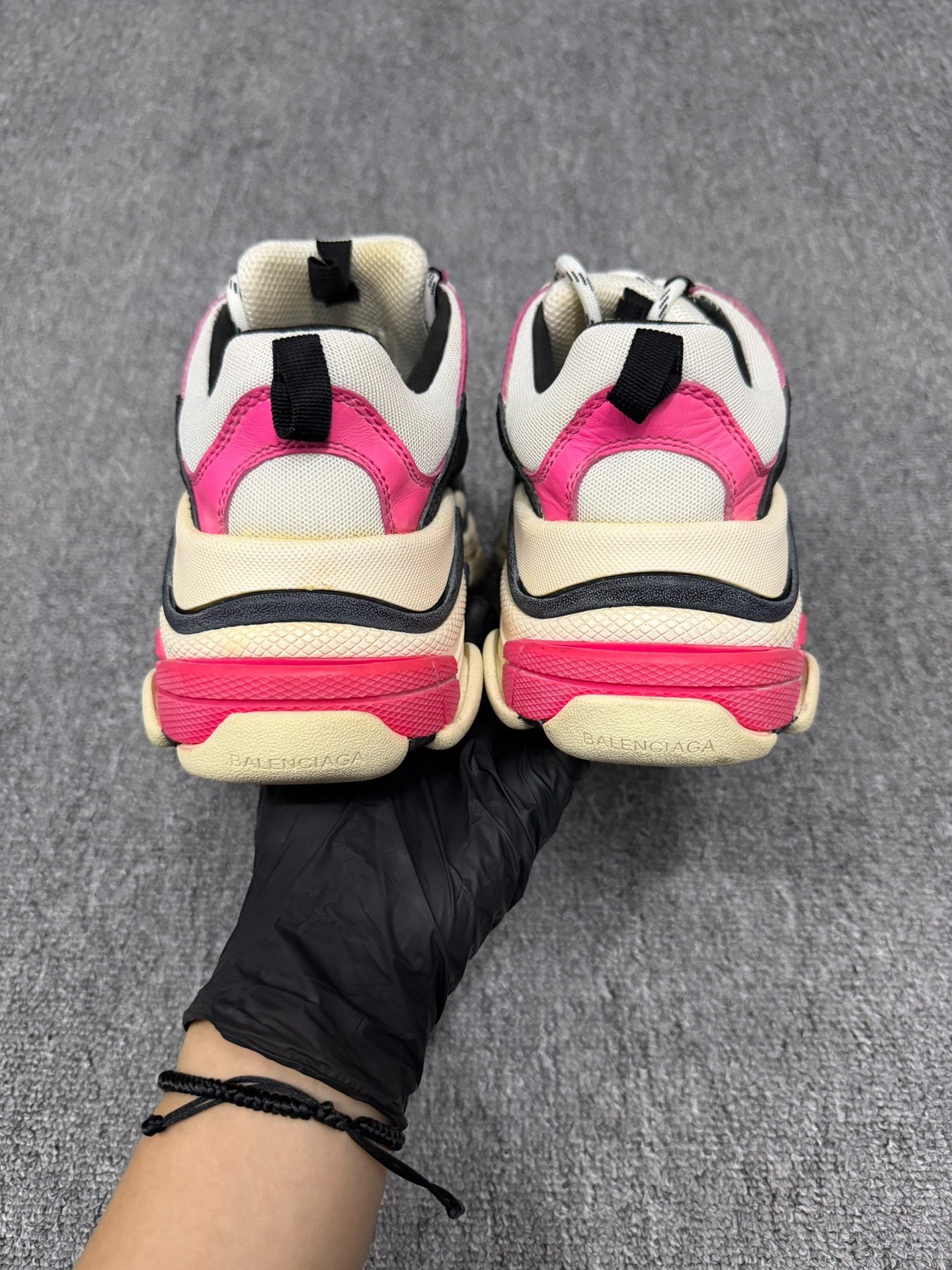 Balenciaga Triple S Dad Shoes — label
