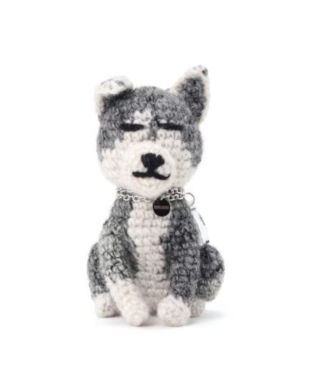 Yohji Yamamoto Hand-Knitted Dog Pendant