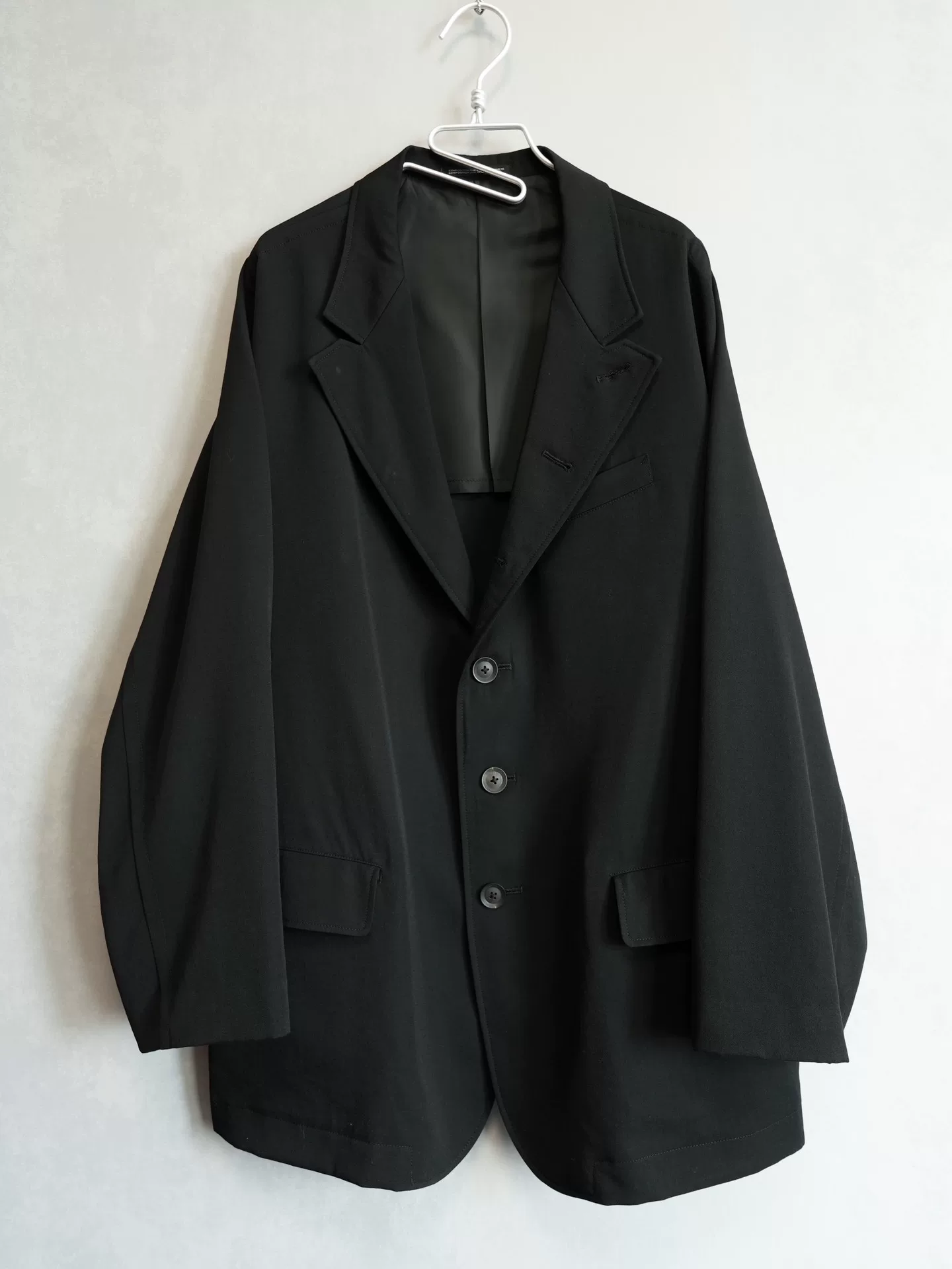 Yohji Yamamoto 19AW Black Wool Jacket