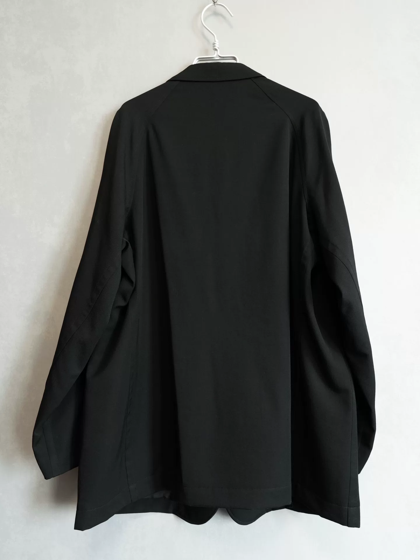 Yohji Yamamoto 19AW Black Wool Jacket — detail