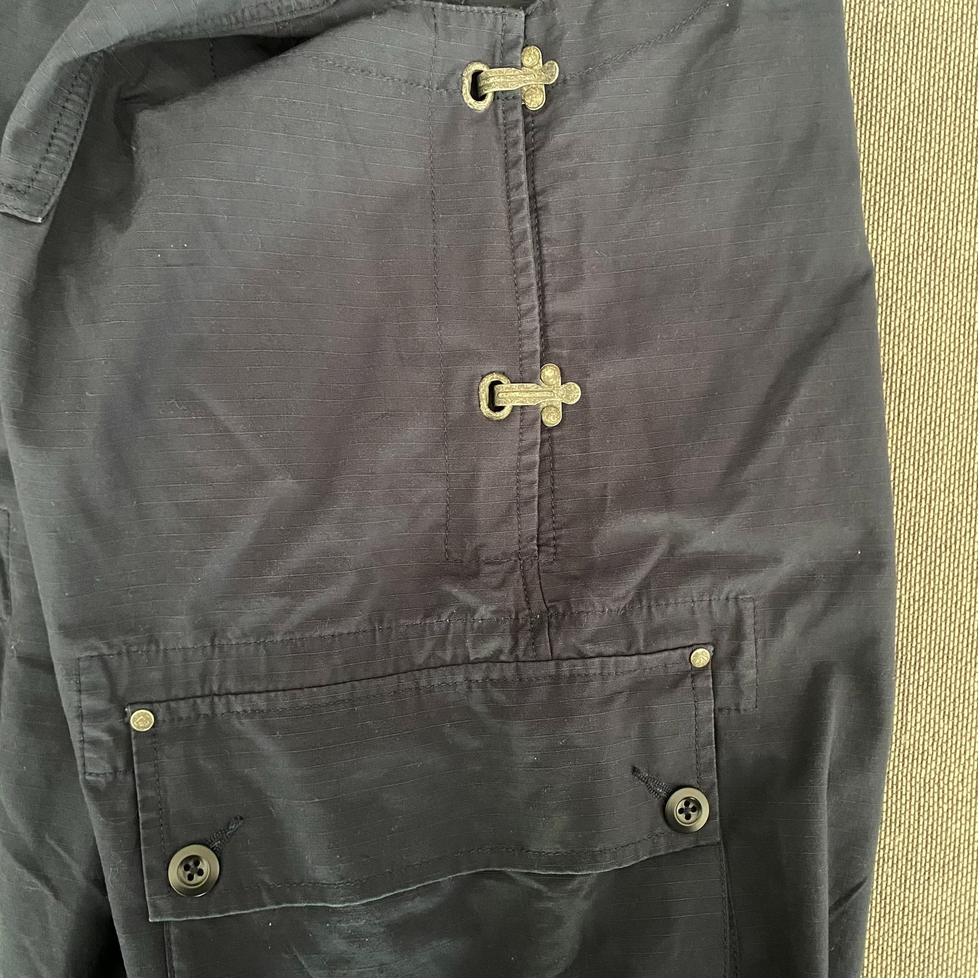 Nigel Cabourn Lybro Suspenders Pants — label