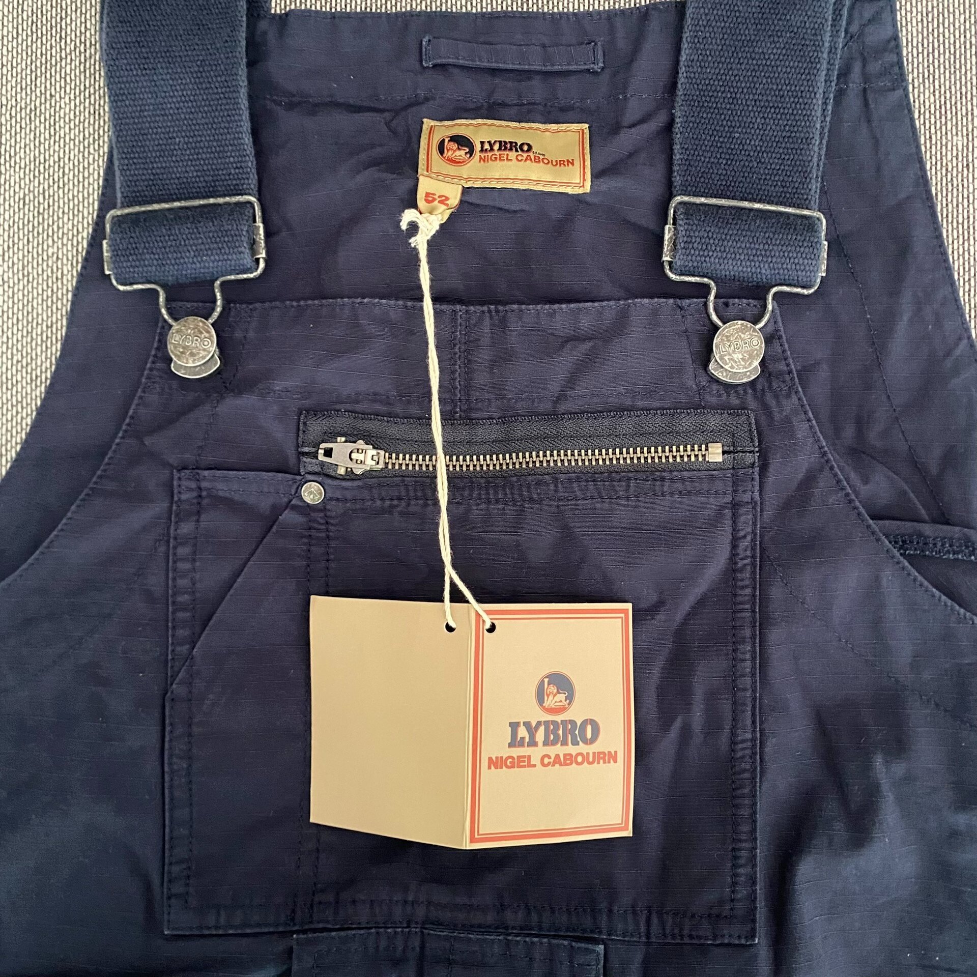 Nigel Cabourn Lybro Suspenders Pants — detail