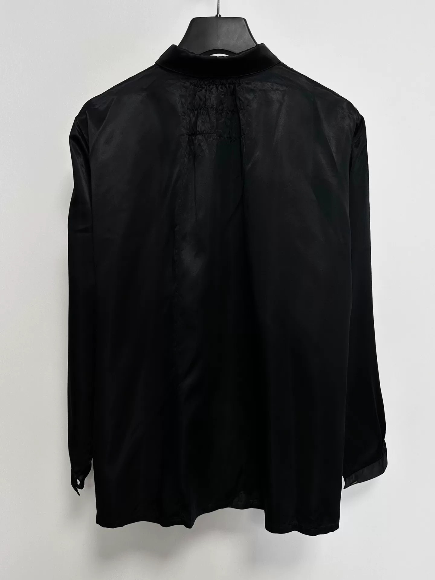 Comme des Garcons 70s Pleated Acetate Shirt — front