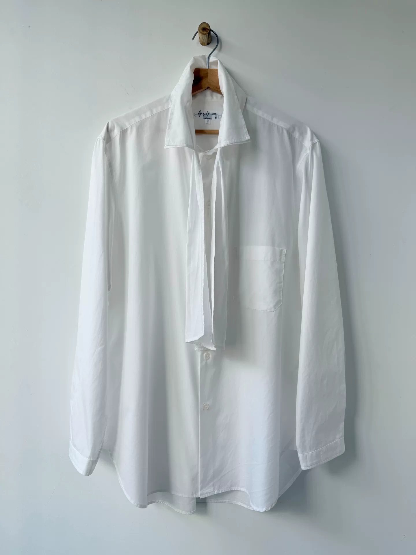 Yohji Yamamoto 2017AW Ribbon Shirt