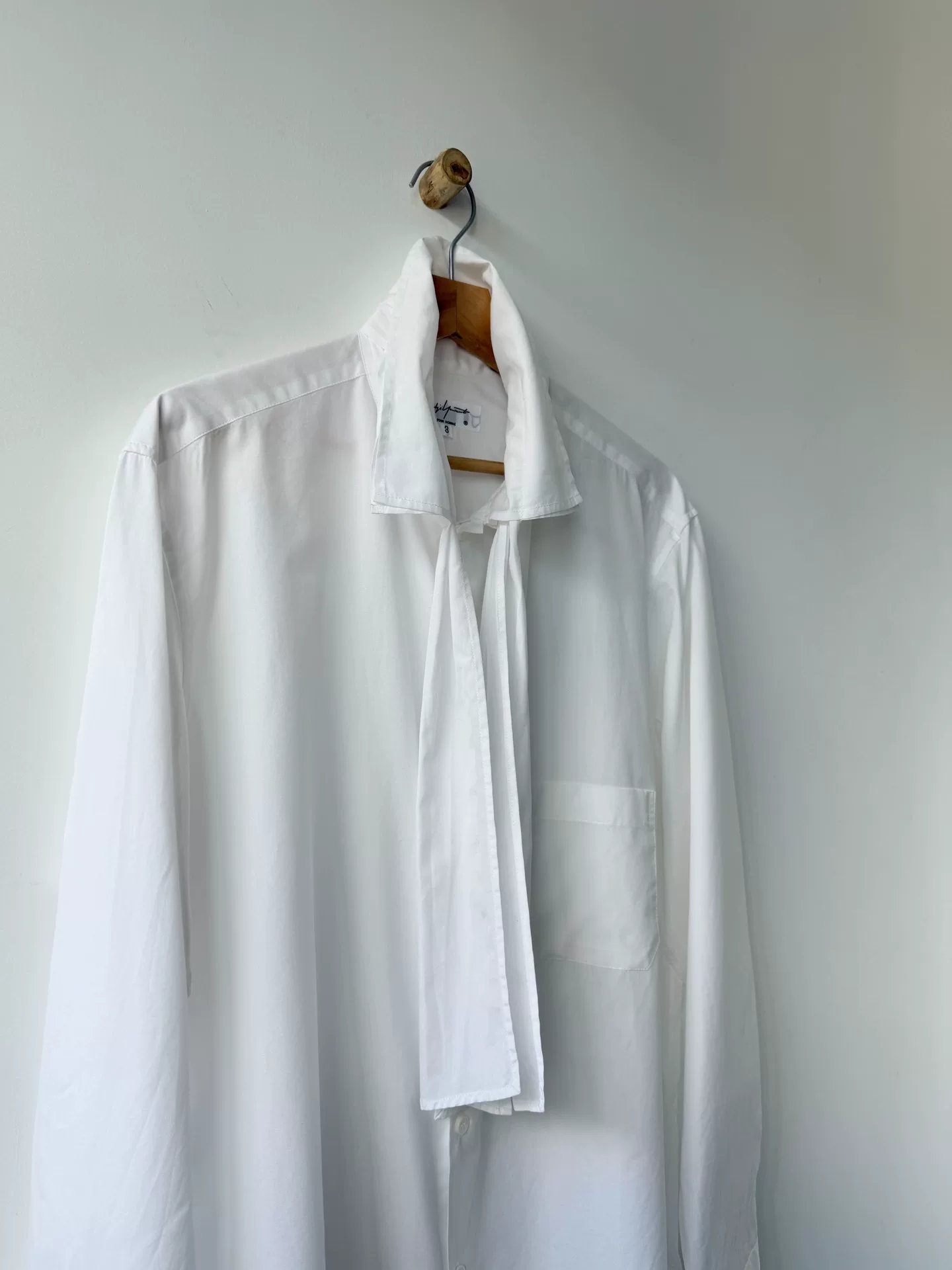 Yohji Yamamoto 2017AW Ribbon Shirt — back