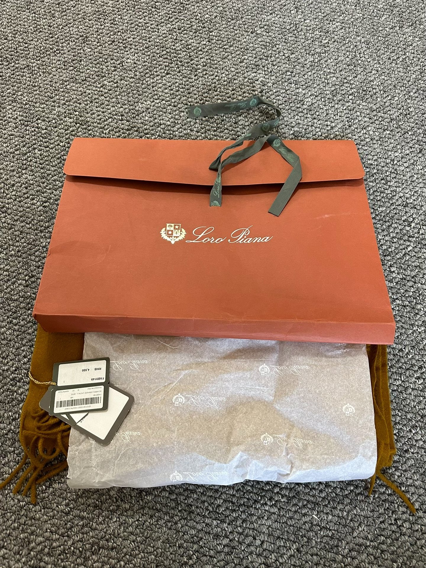 Loro Piana New Scarf — back