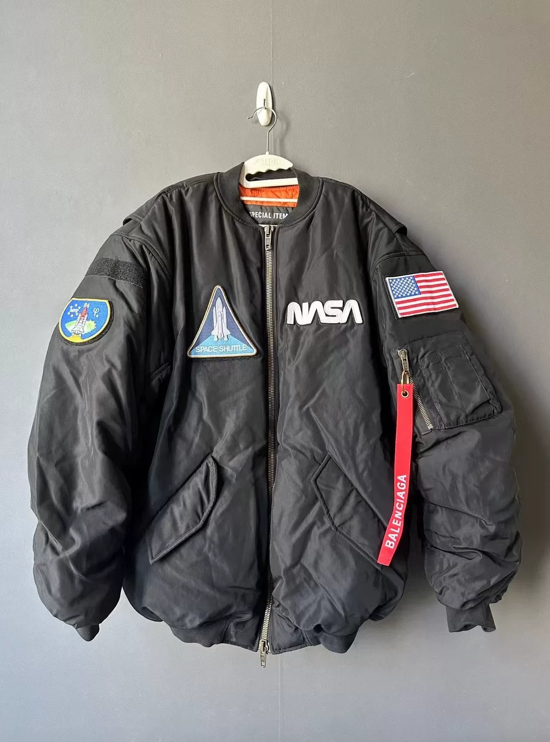 Balenciaga NASA Puffer Bomber Jacket