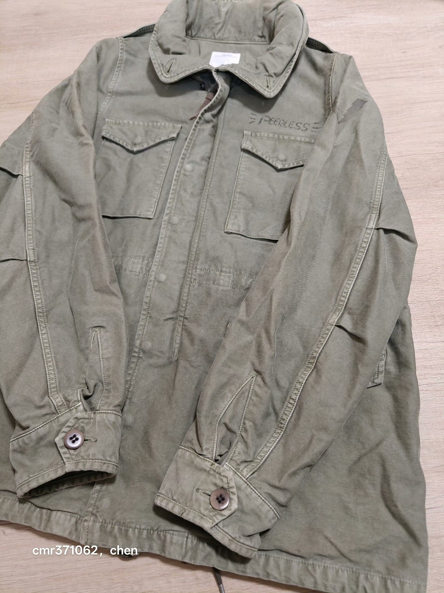 visvim 18AW Spot Bickle Jacket — label