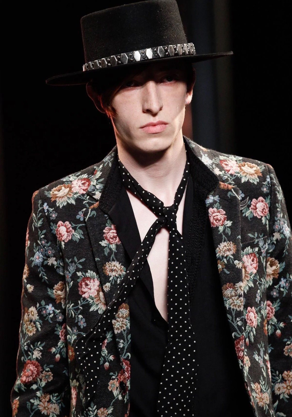 Saint Laurent SLP 15SS Floral Blazer — label