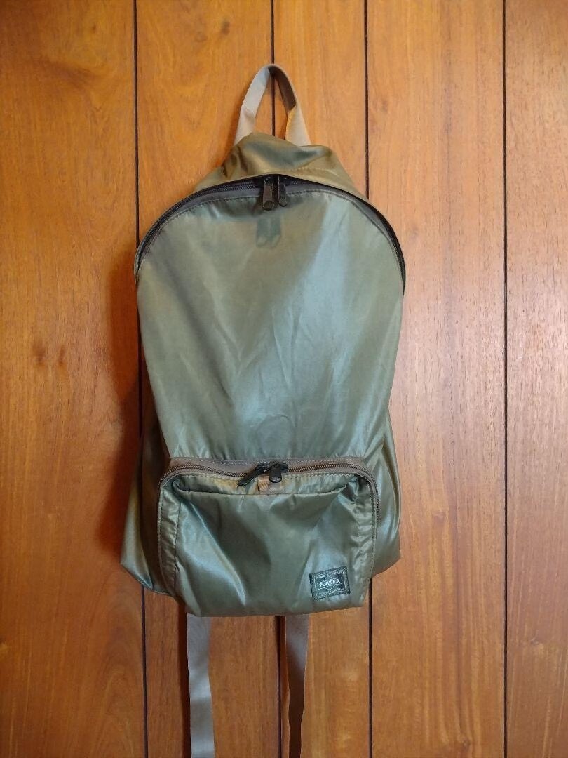 Porter Olive Green Foldable Backpack