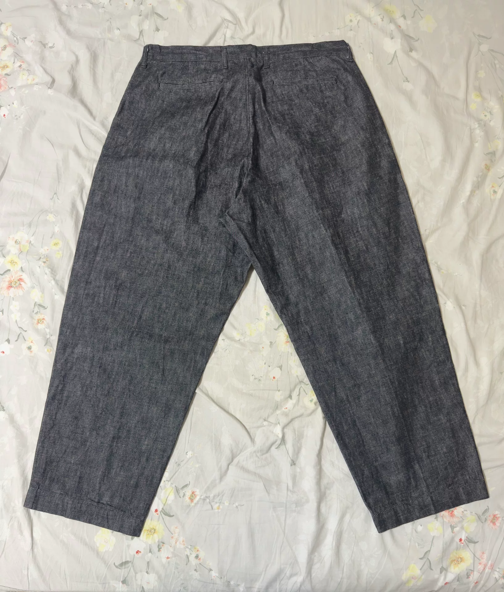 Neighborhood 21ss Black Loose Jeans — front