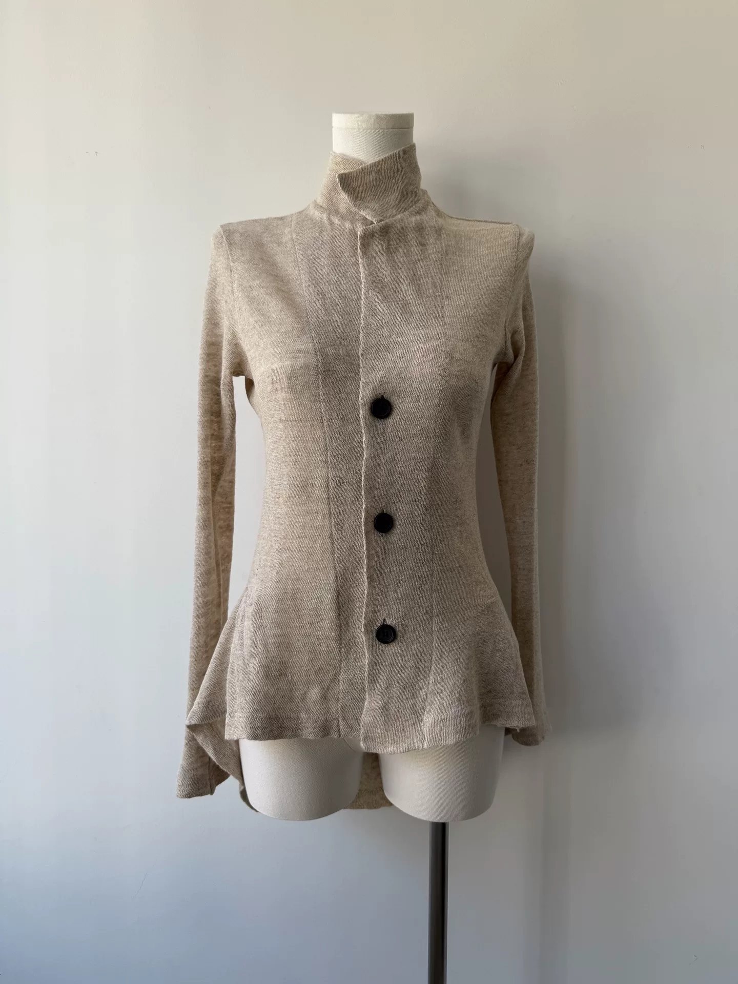 Yohji Yamamoto Y's 19SS Linen Cardigan