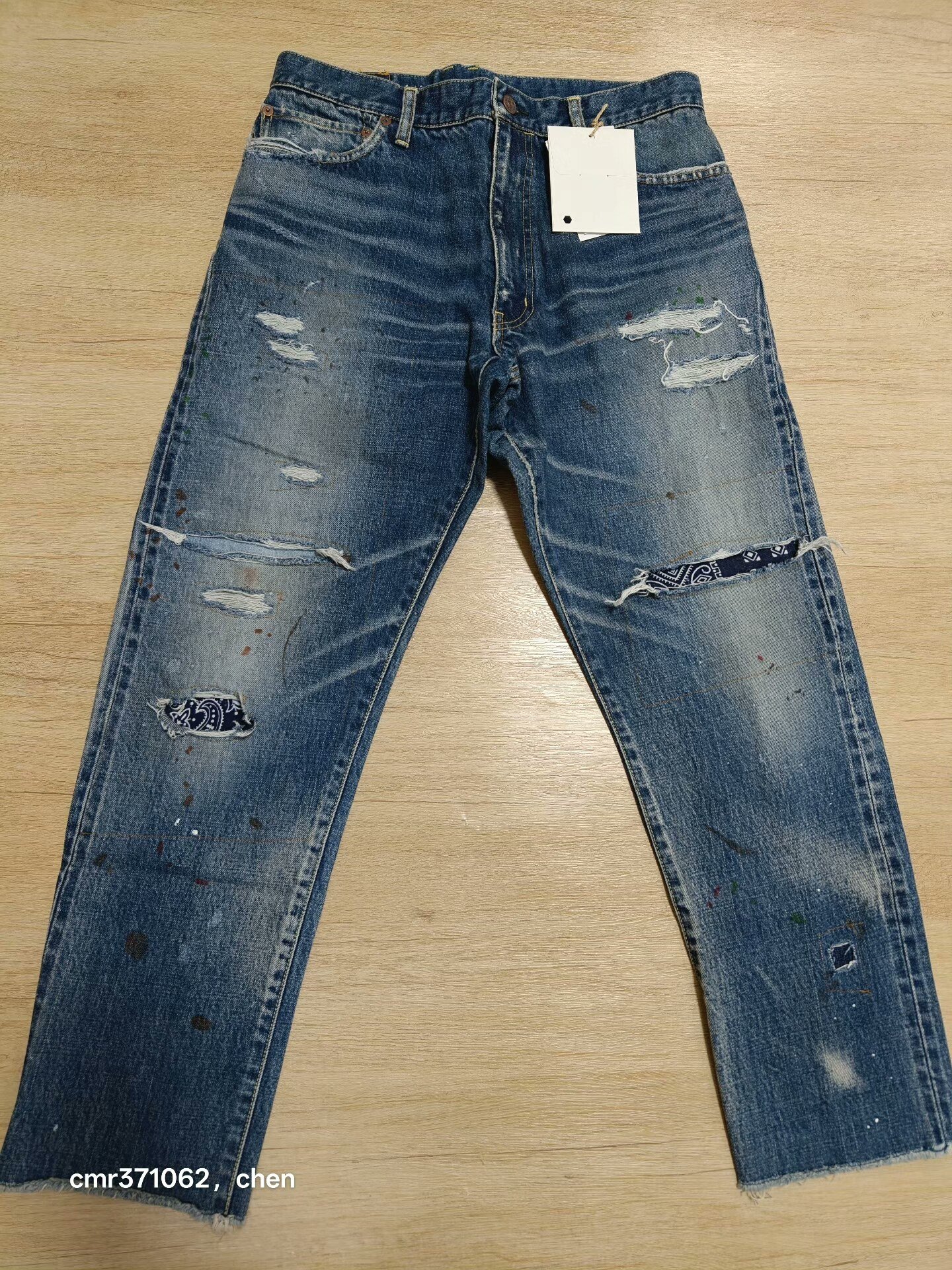 visvim 24 ICT Journeyman Pants Tacked Crash