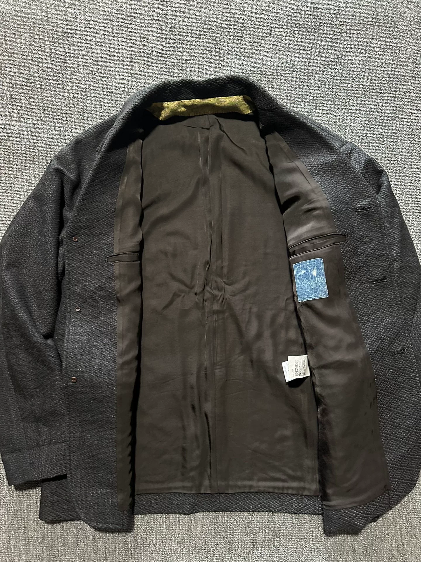 visvim mufferaw blazer — detail