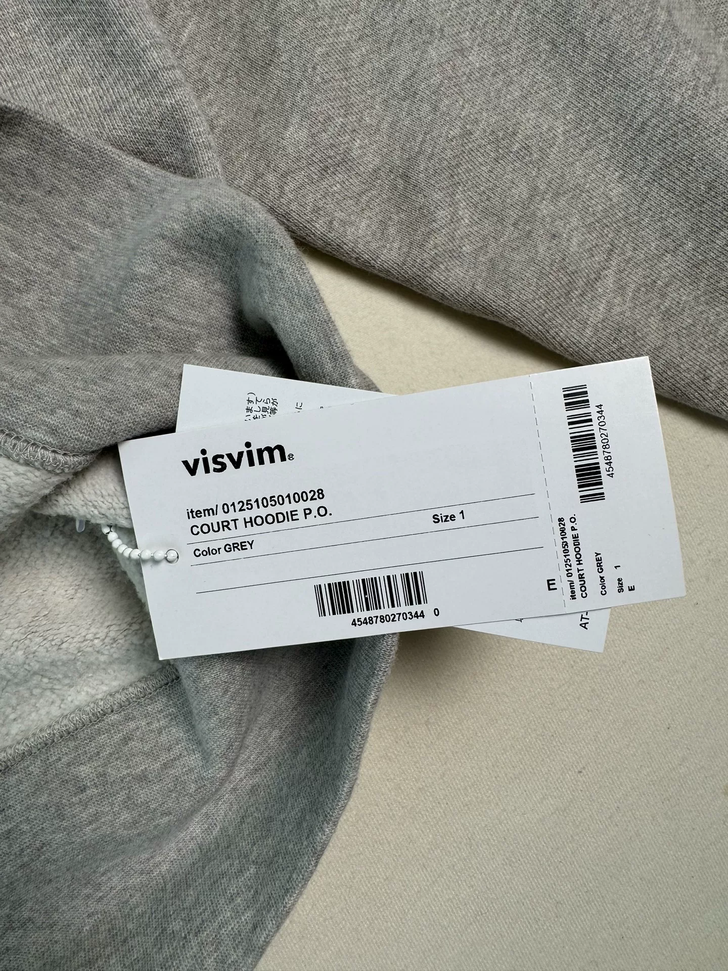 VISVIM 25ss COURT HOODIE P.O. — detail