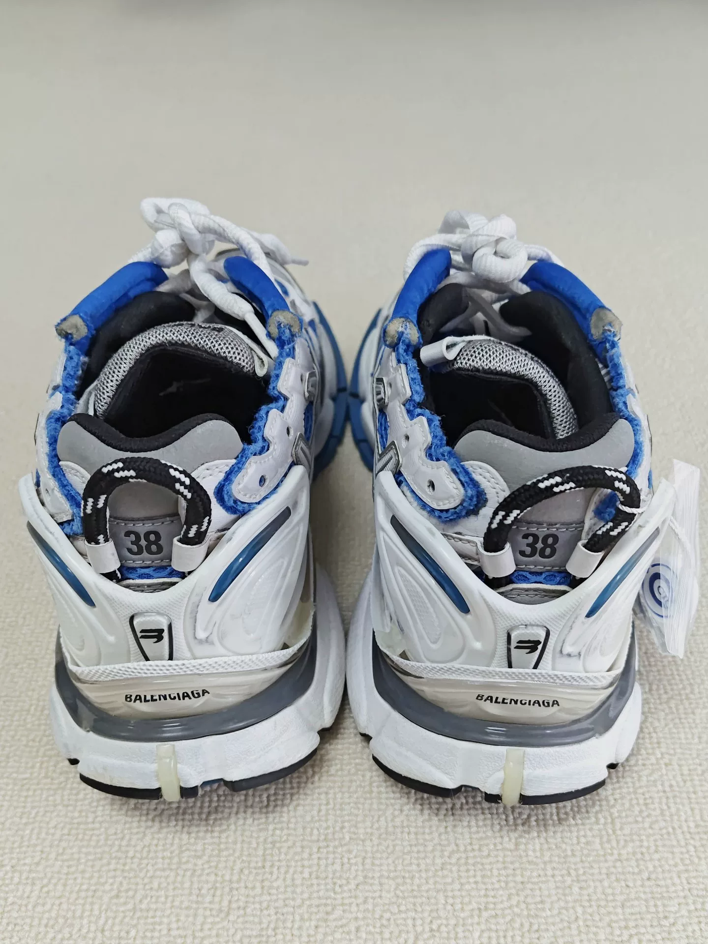 Balenciaga Runner Low-Top Sneakers — label