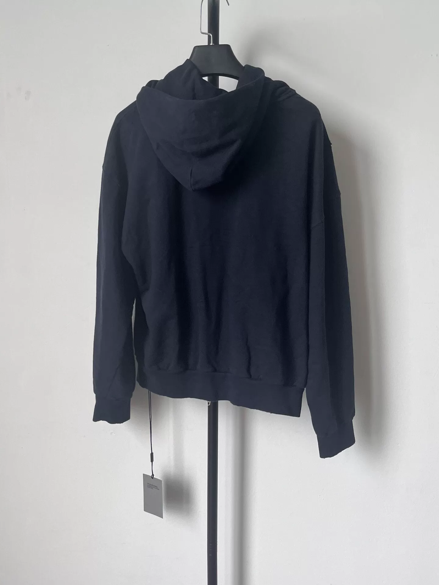 Balenciaga FW24 Letter Print Zip Hoodie — front