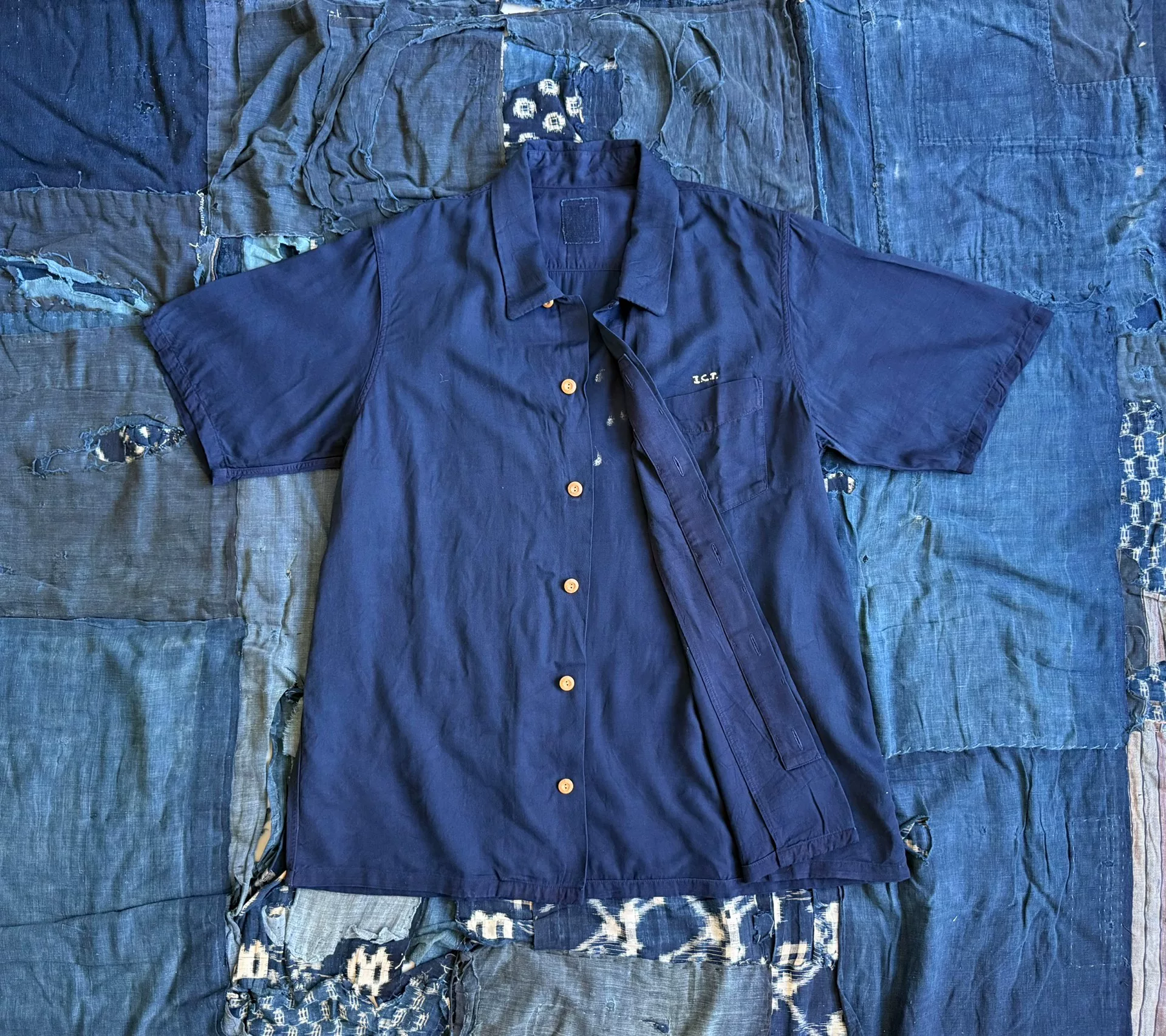 visvim 20SS ICT Free Edge Exhibition Shirt — detail