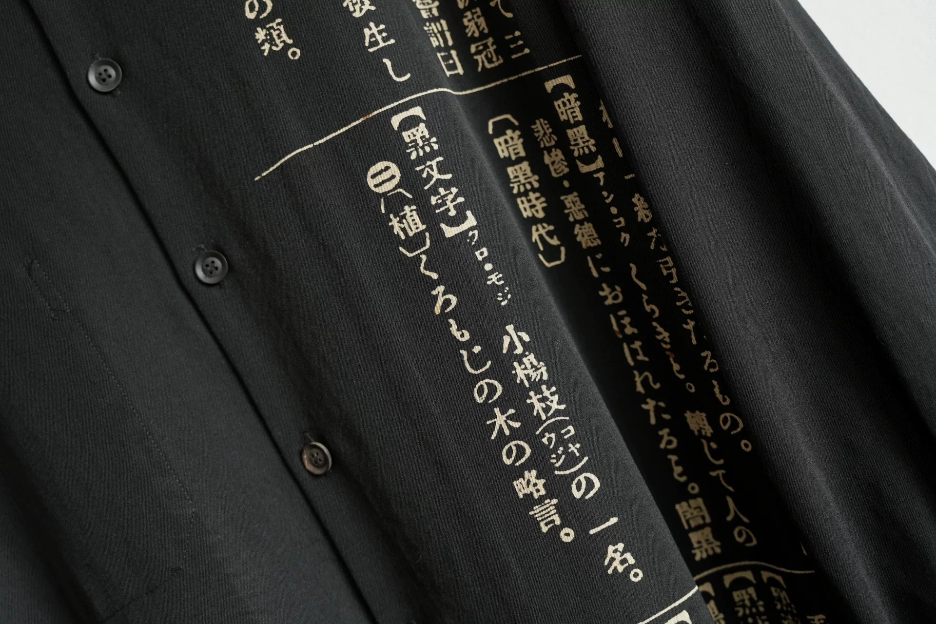 Yohji Yamamoto 19AW Wool Shirt — back
