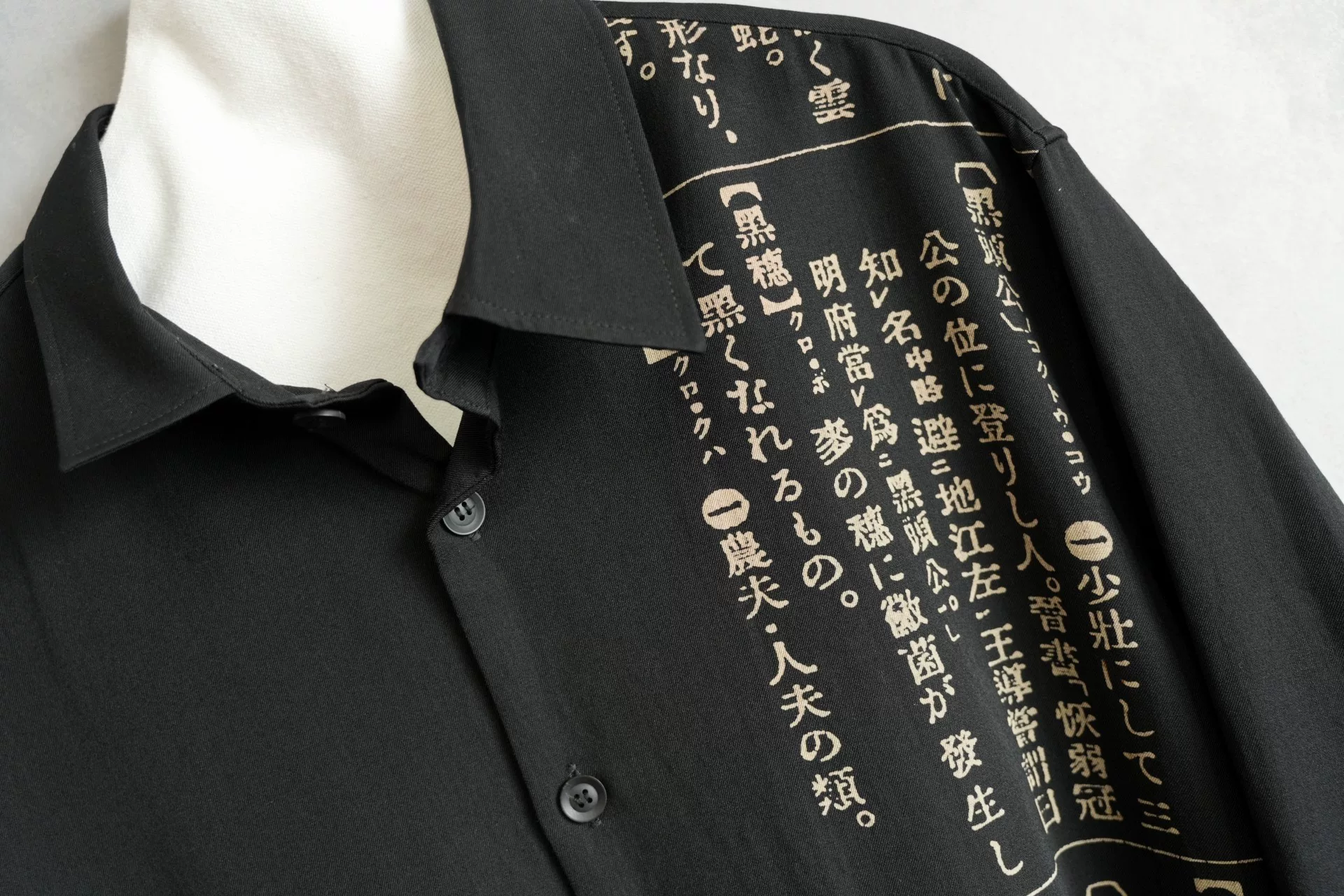 Yohji Yamamoto 19AW Wool Shirt — detail