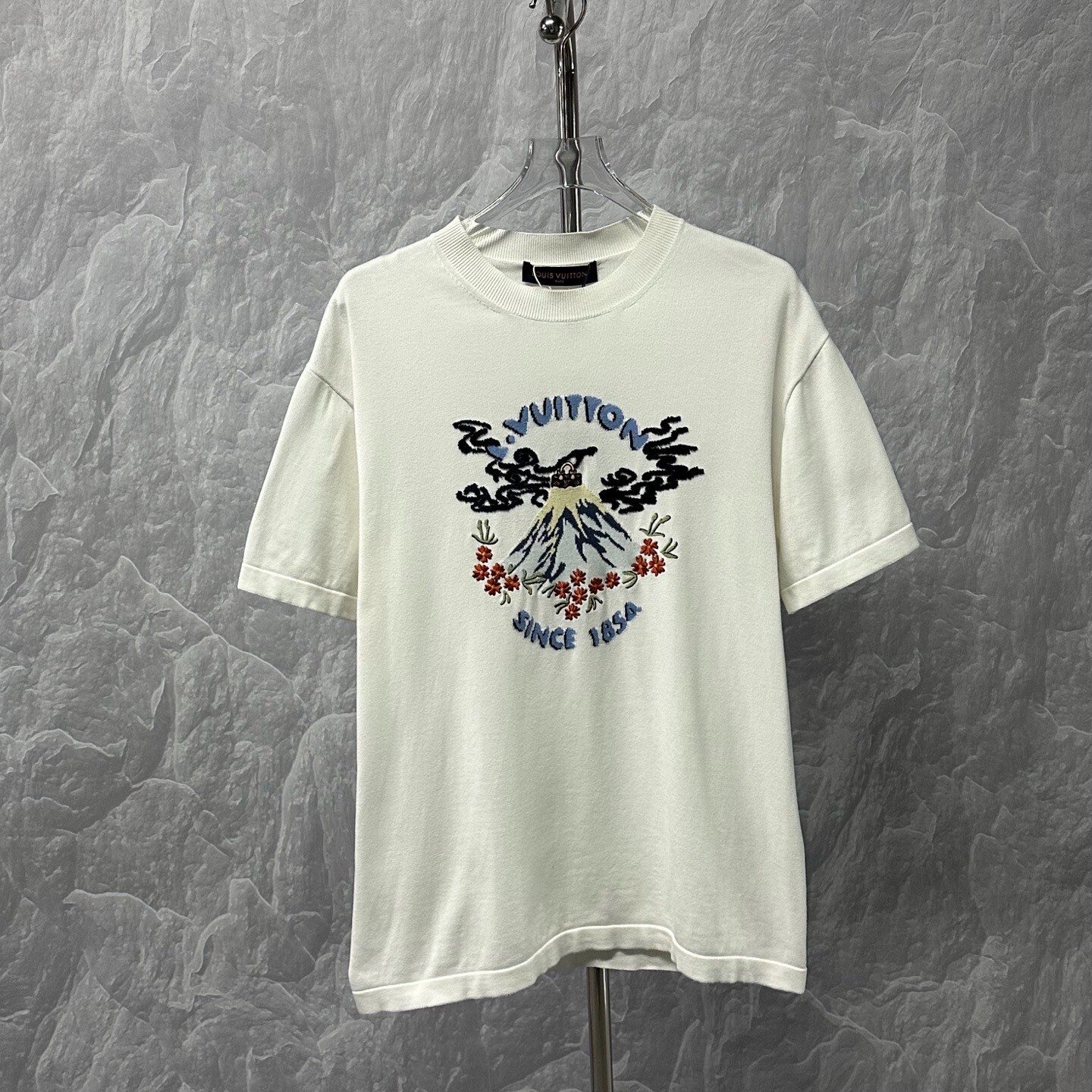 Louis Vuitton Nigo FW25 Mount Fuji Embroidered T-shirt