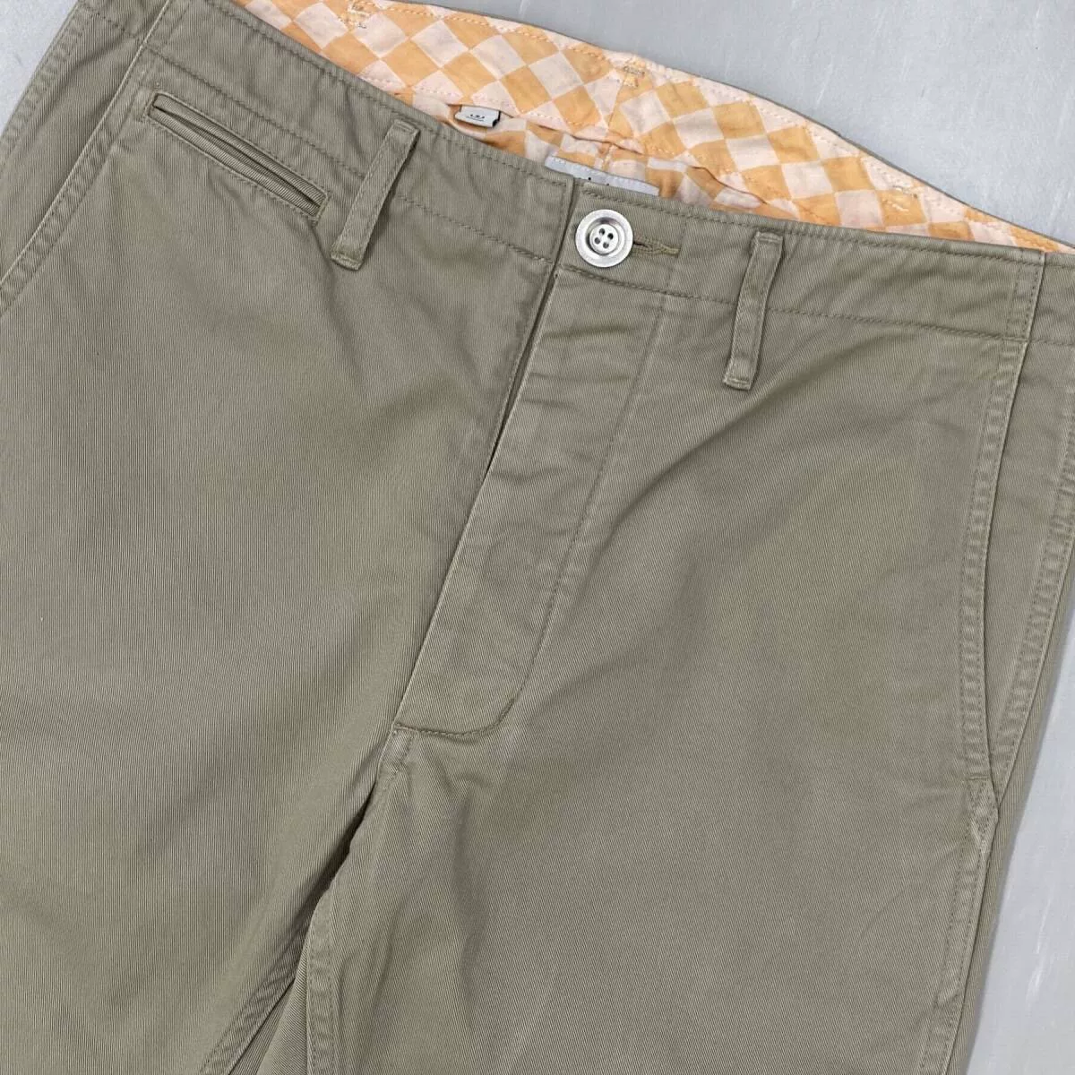 VISVIM HIGH WATER CHINO — detail
